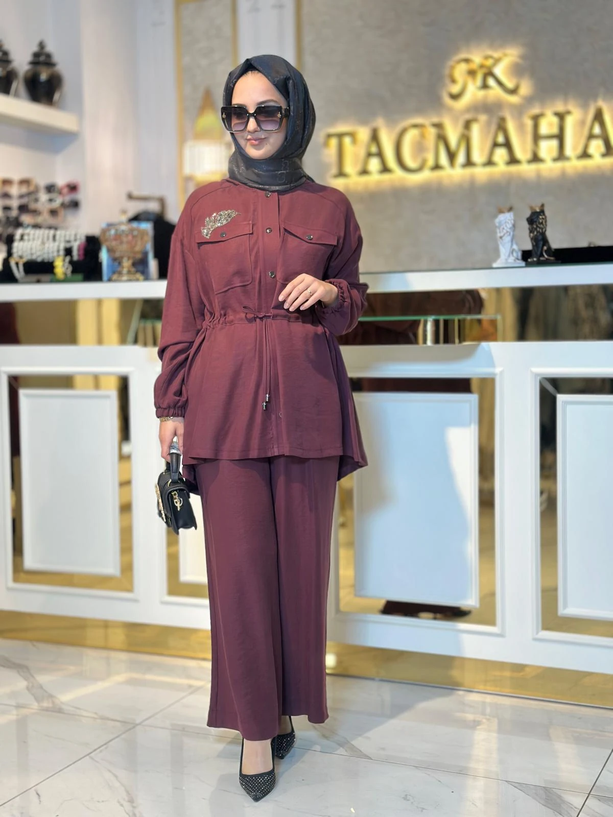 Nuss Pant.Takım-Tac 01022 - MÜRDÜM