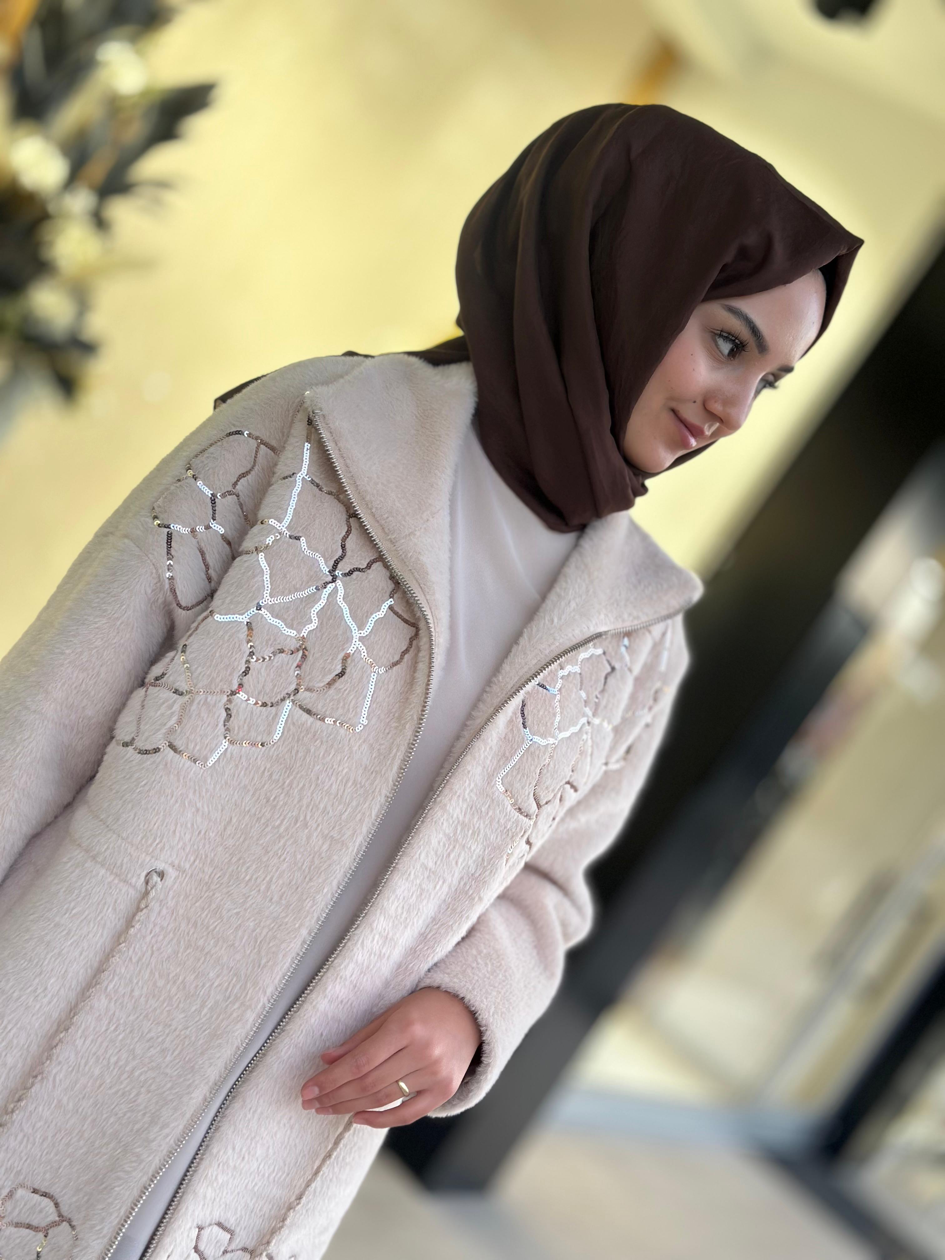 Angora Nakışlı Kürk-Tac 7067