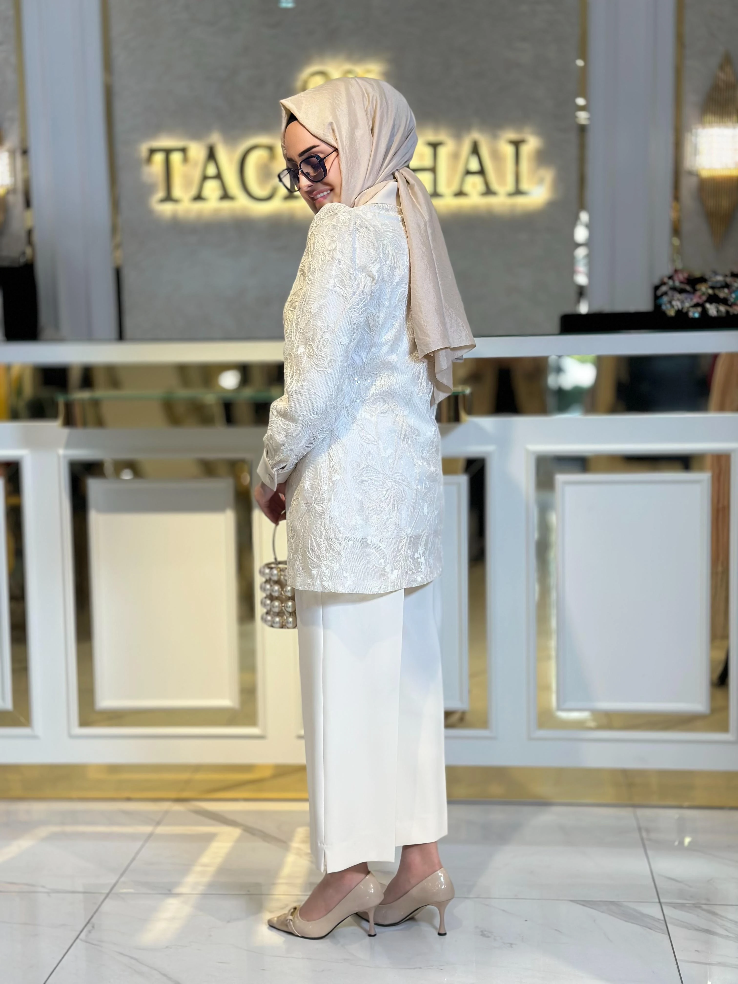 Dantelli Gömlek-Tac 0022