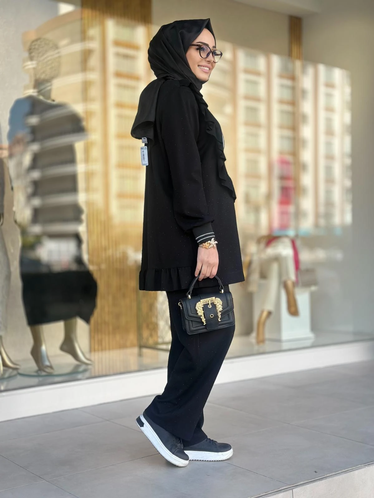 Taş Fırfırlı Takım-Tac 8854