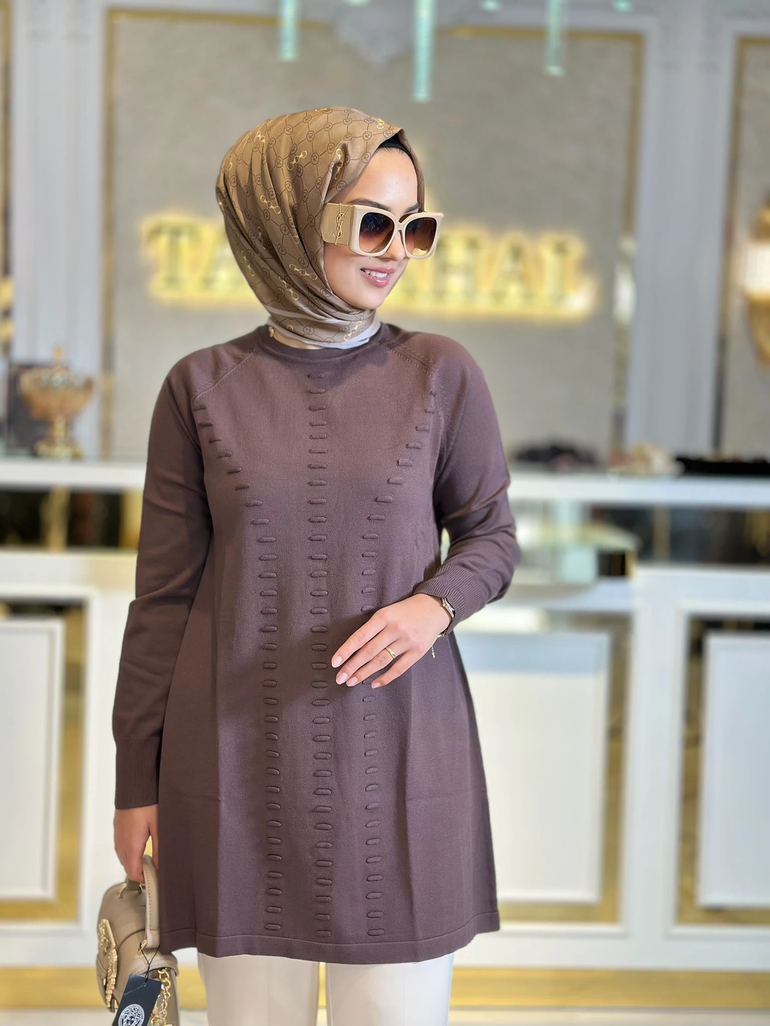 Nuss Tunik-Tac 907 - KAHVERENGİ