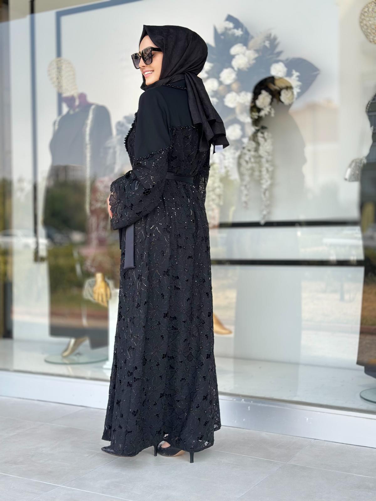 El İşleme Det.Dantel Ceket-Tac 6246