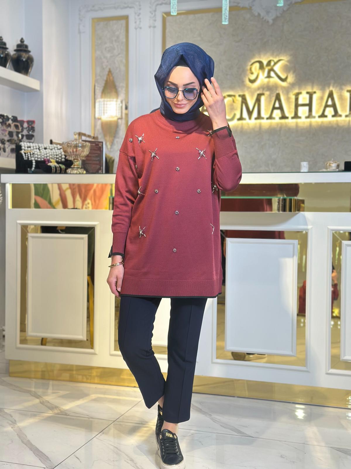 Taş Det.Uzun Tunik-Tac 17030