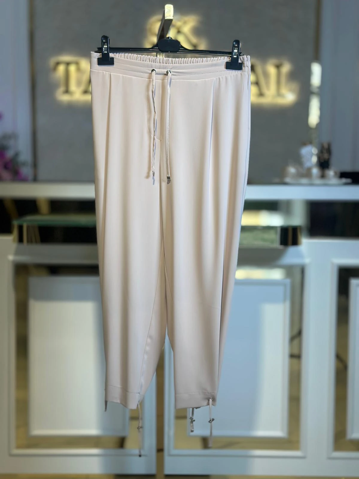 Paçası Kapsüllü Şalvar Pant.-Tac 5551