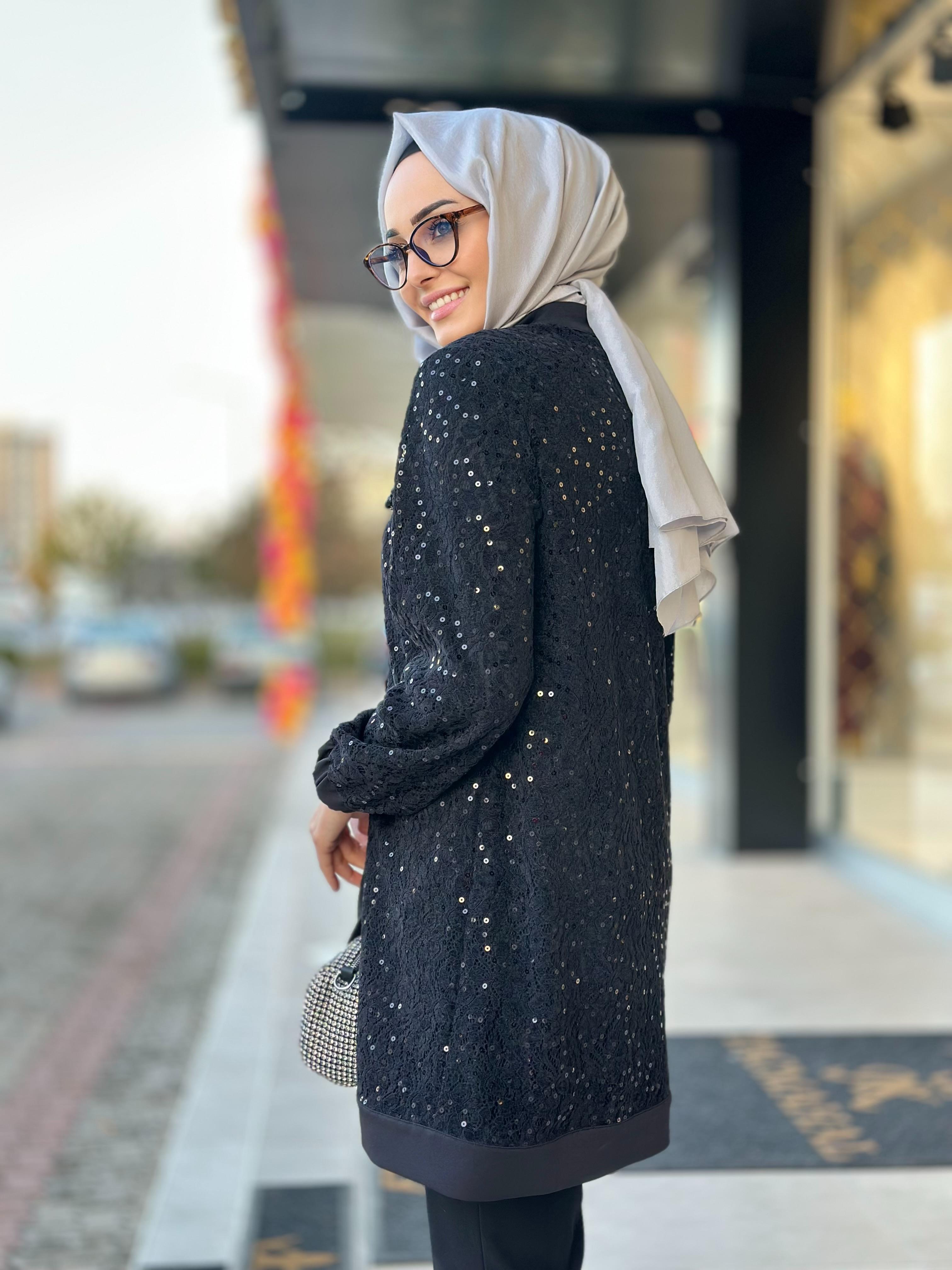 Pulpayetli Güpür Kap-Tac 4207