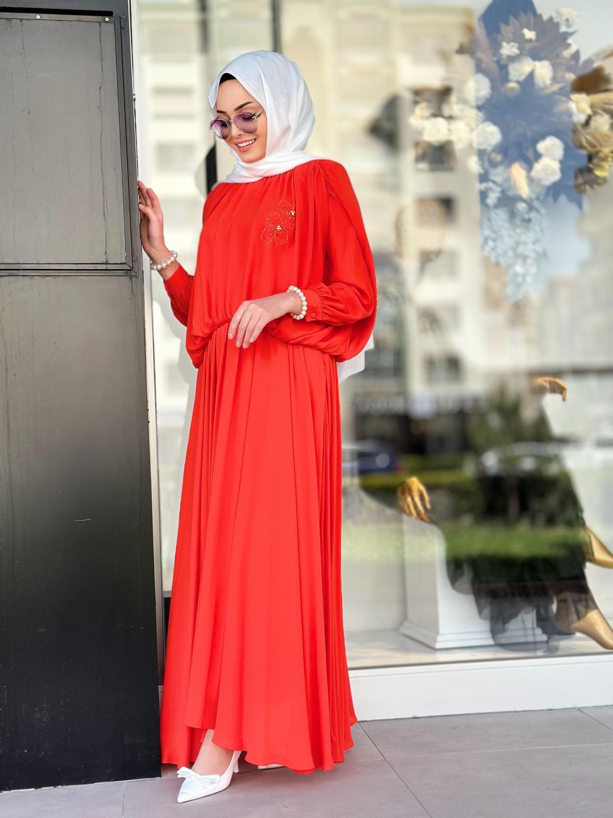 Şifon Bluz Takım-Tac 79038