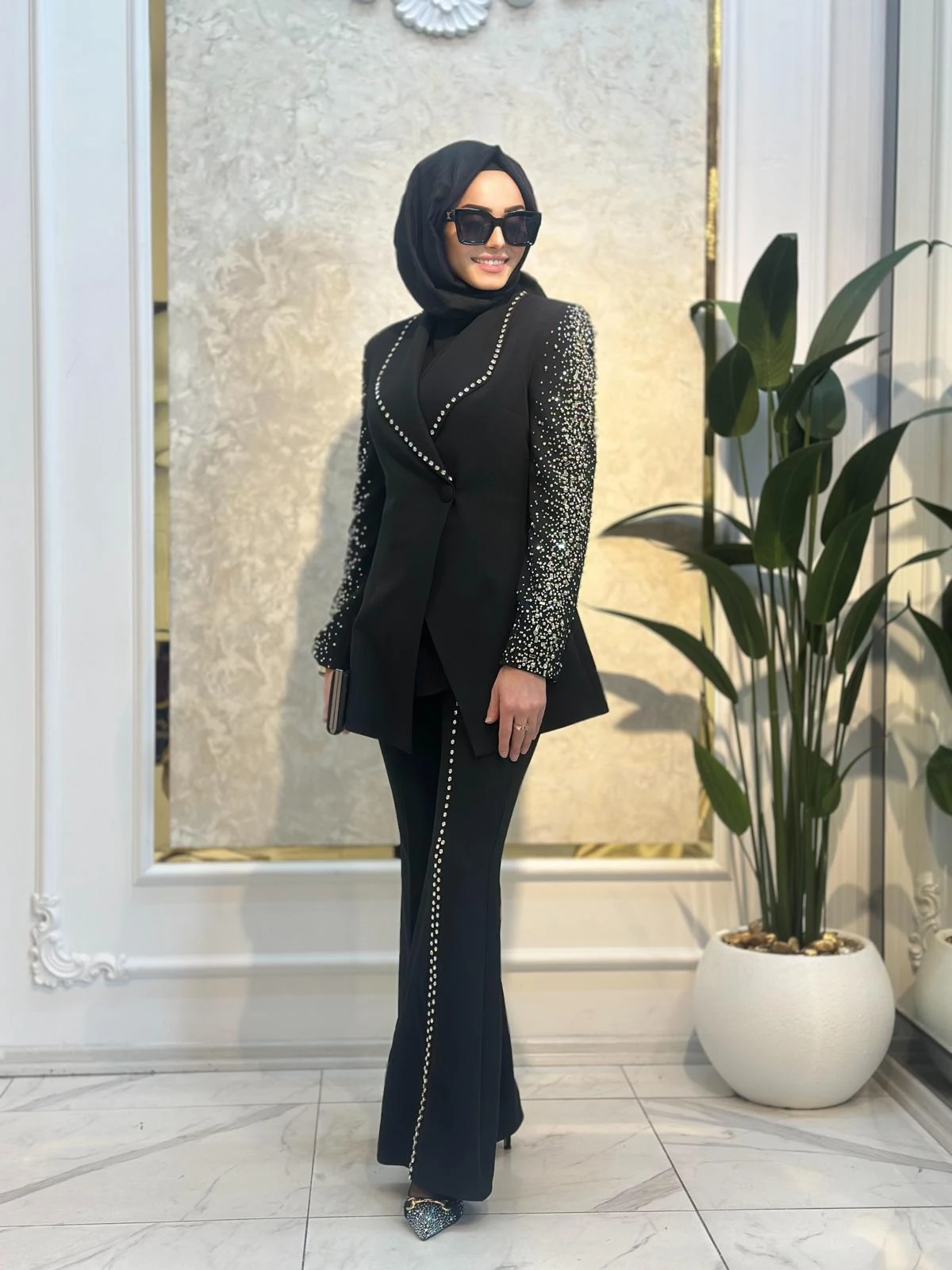 Kolları Taşlı Takım-Tac 1064