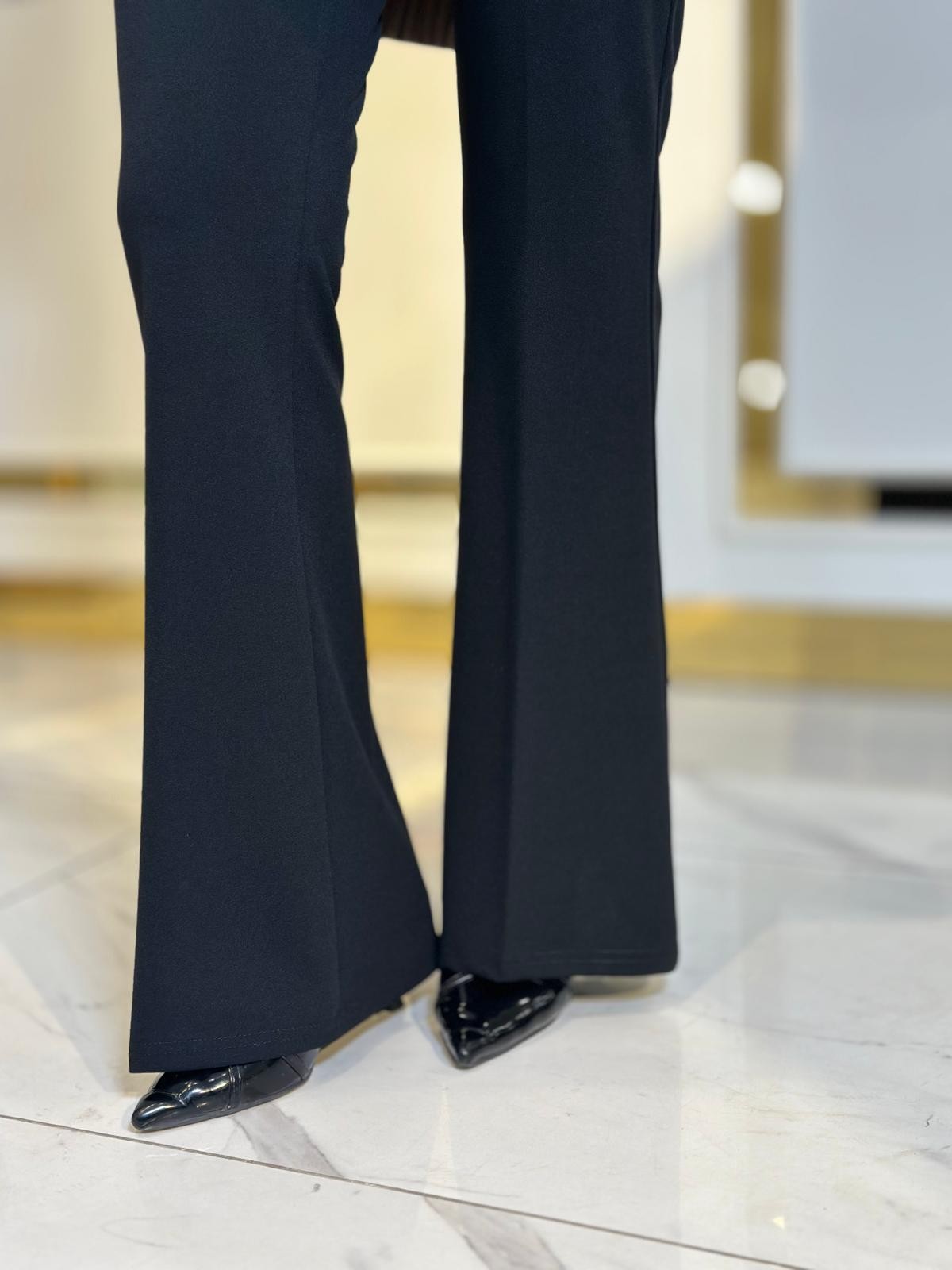 Krep İspanyol Pant.-Tac 40895 - SİYAH