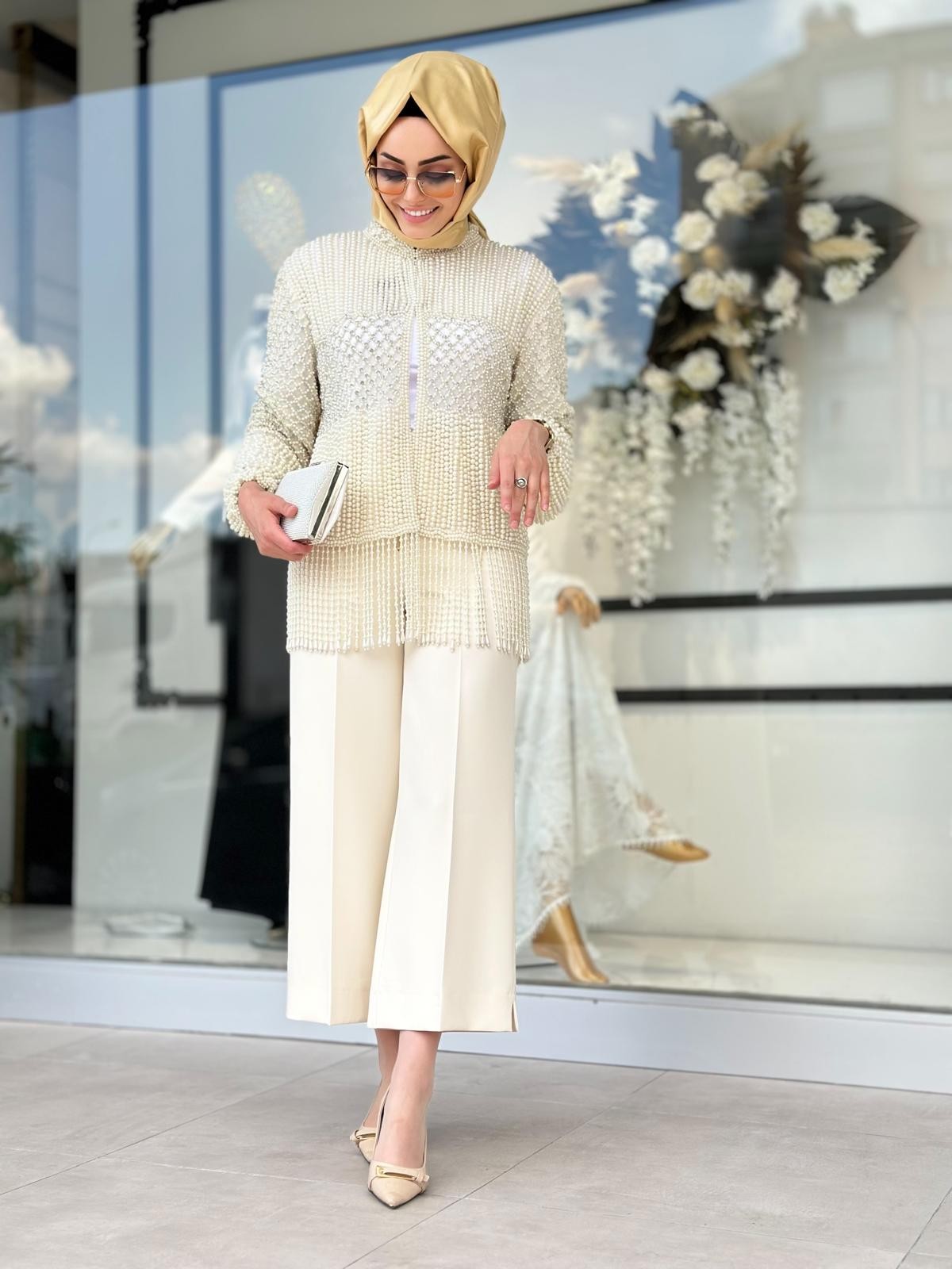 İncili Ceket Abiye-Tac 85265