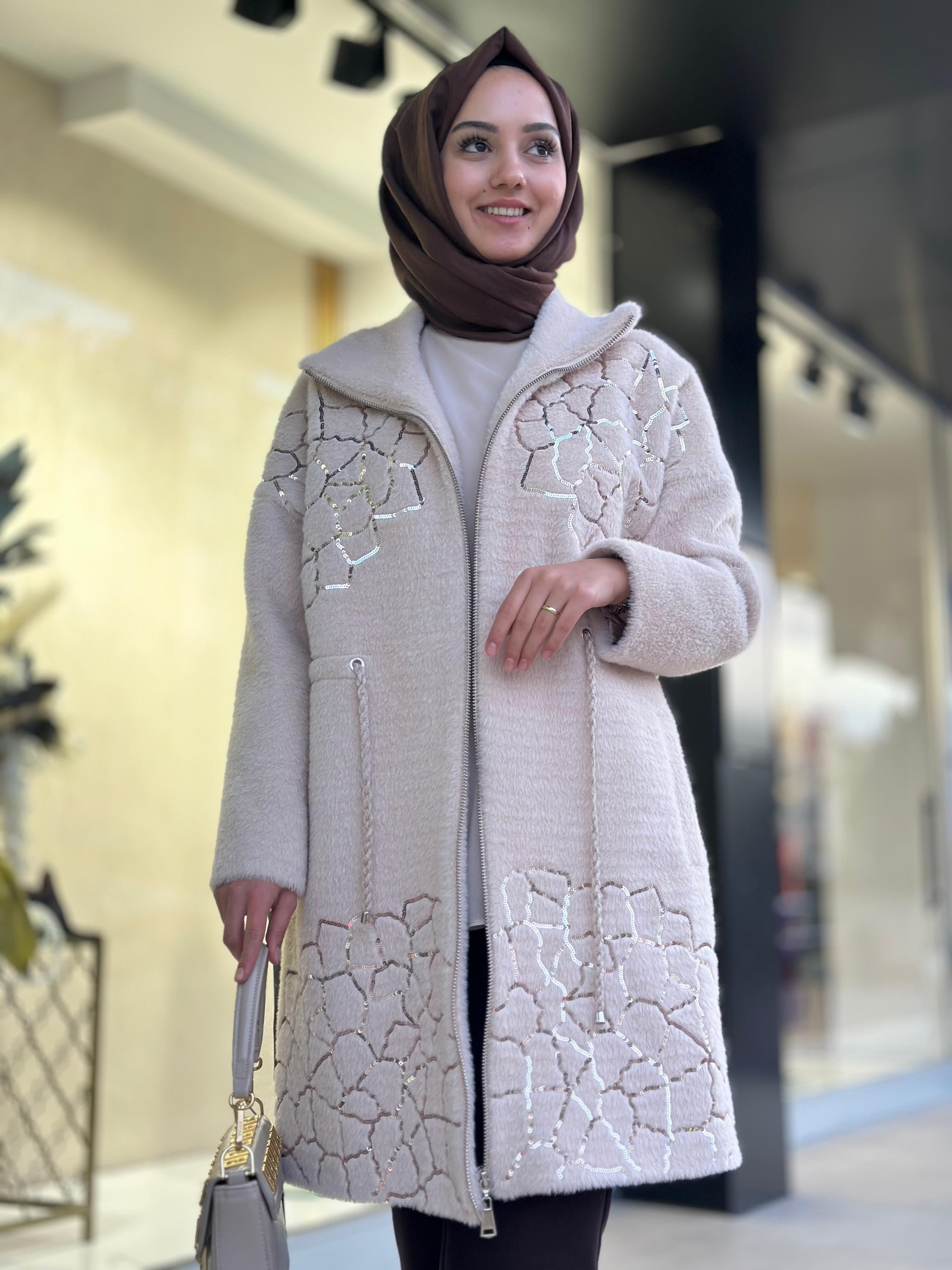 Angora Nakışlı Kürk-Tac 7067