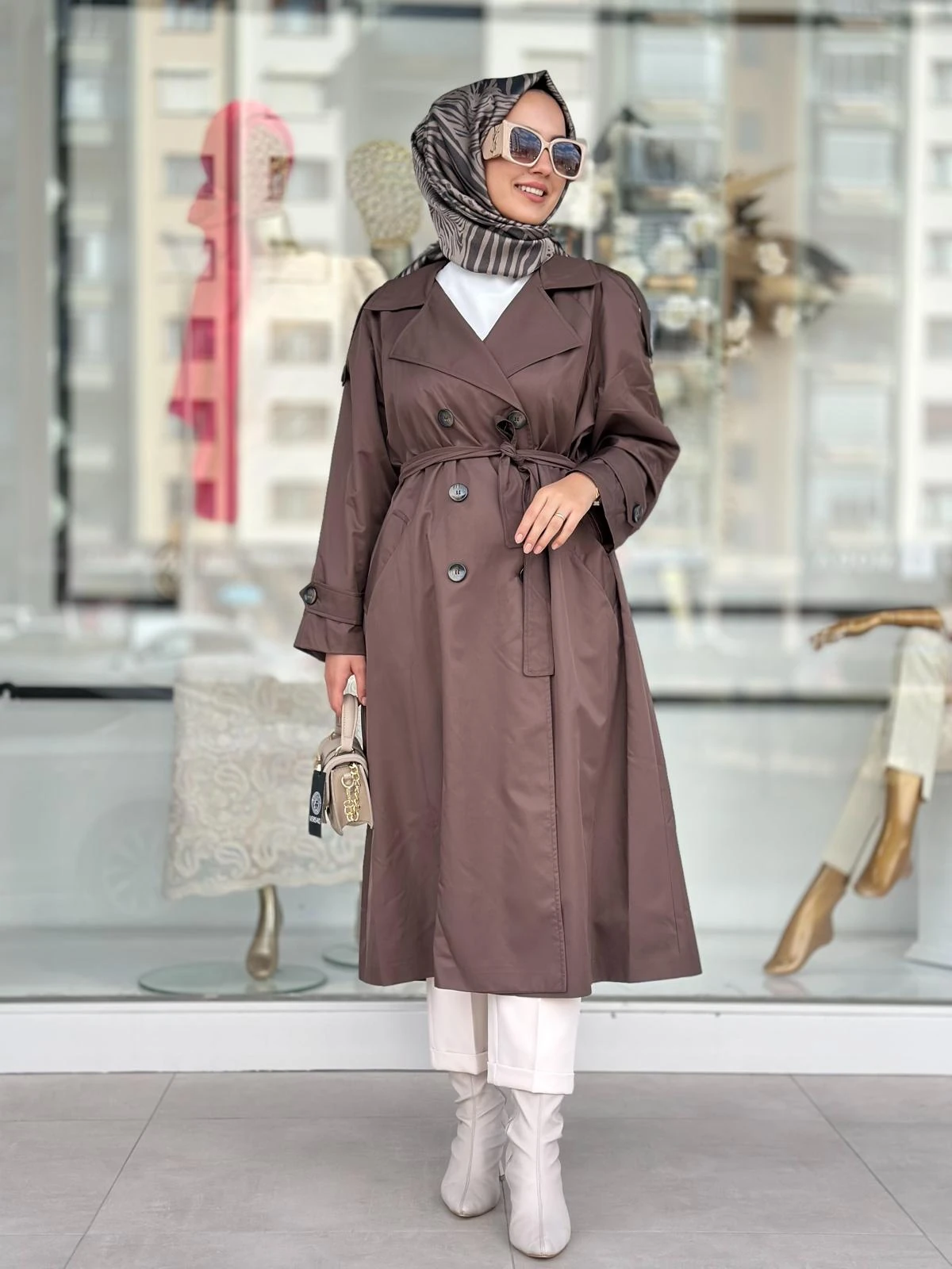 Lizbon Trenç-Tac 1545 - KAHVERENGİ