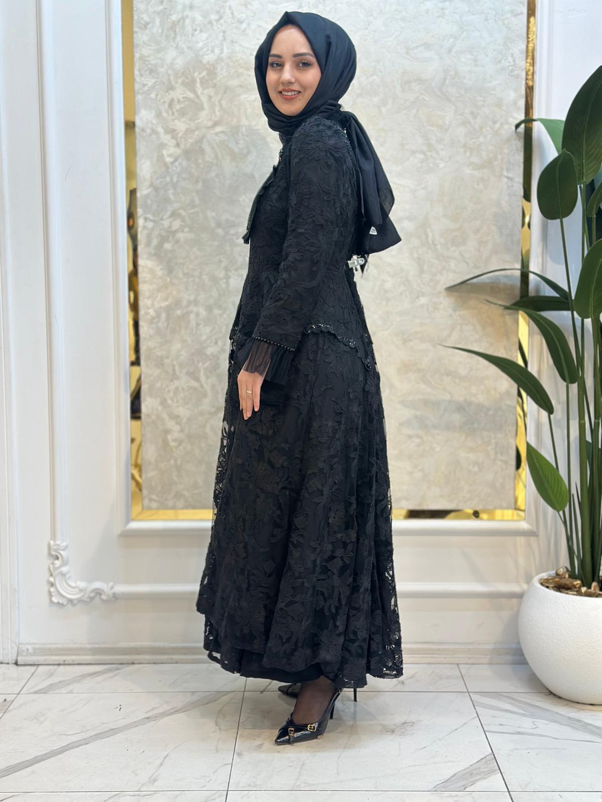 İthal Güpür Elbise-Tac 95324