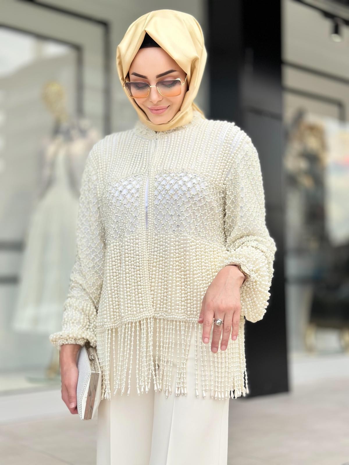 İncili Ceket Abiye-Tac 85265