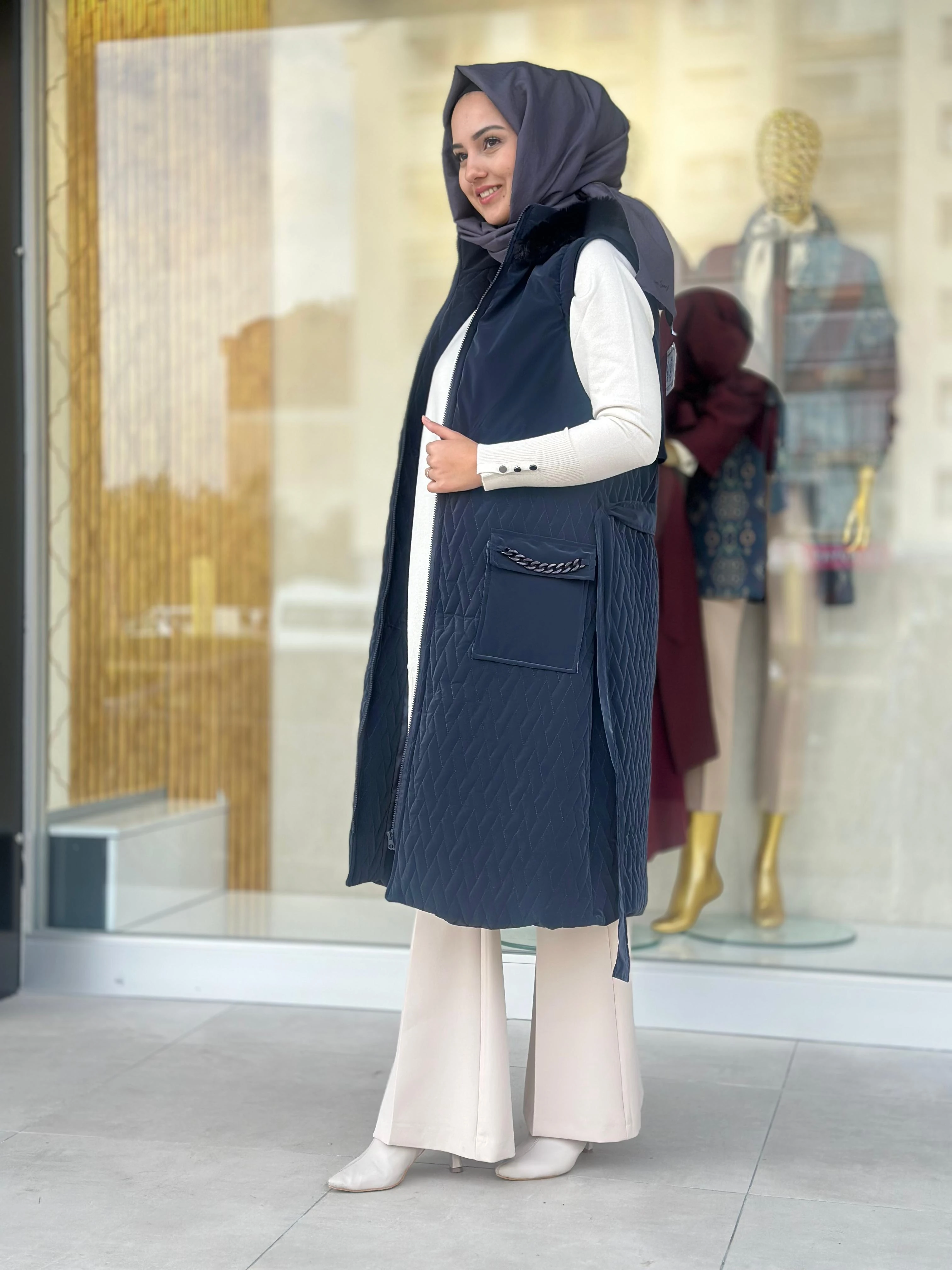 Kürk Ve Cep Det.Yelek-Tac 26200