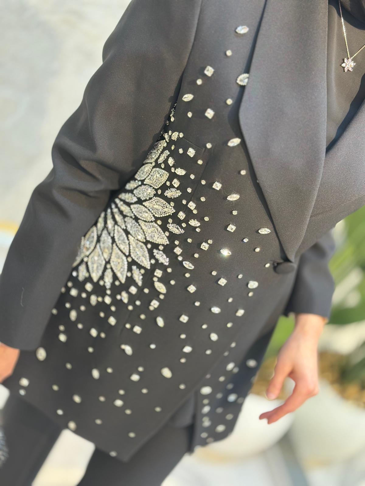 Çiçek Taşlı Takım-Tac 6133