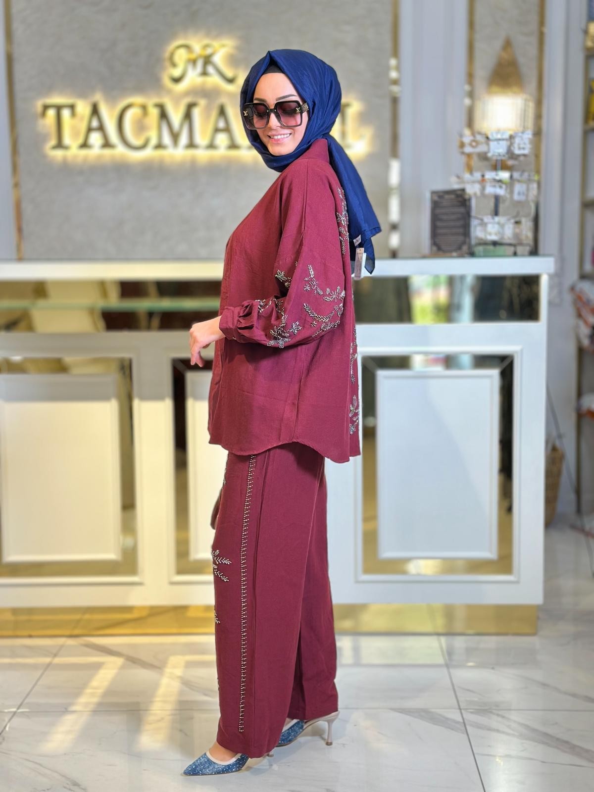 İşlemeli Kimono Takım-Tac 2021