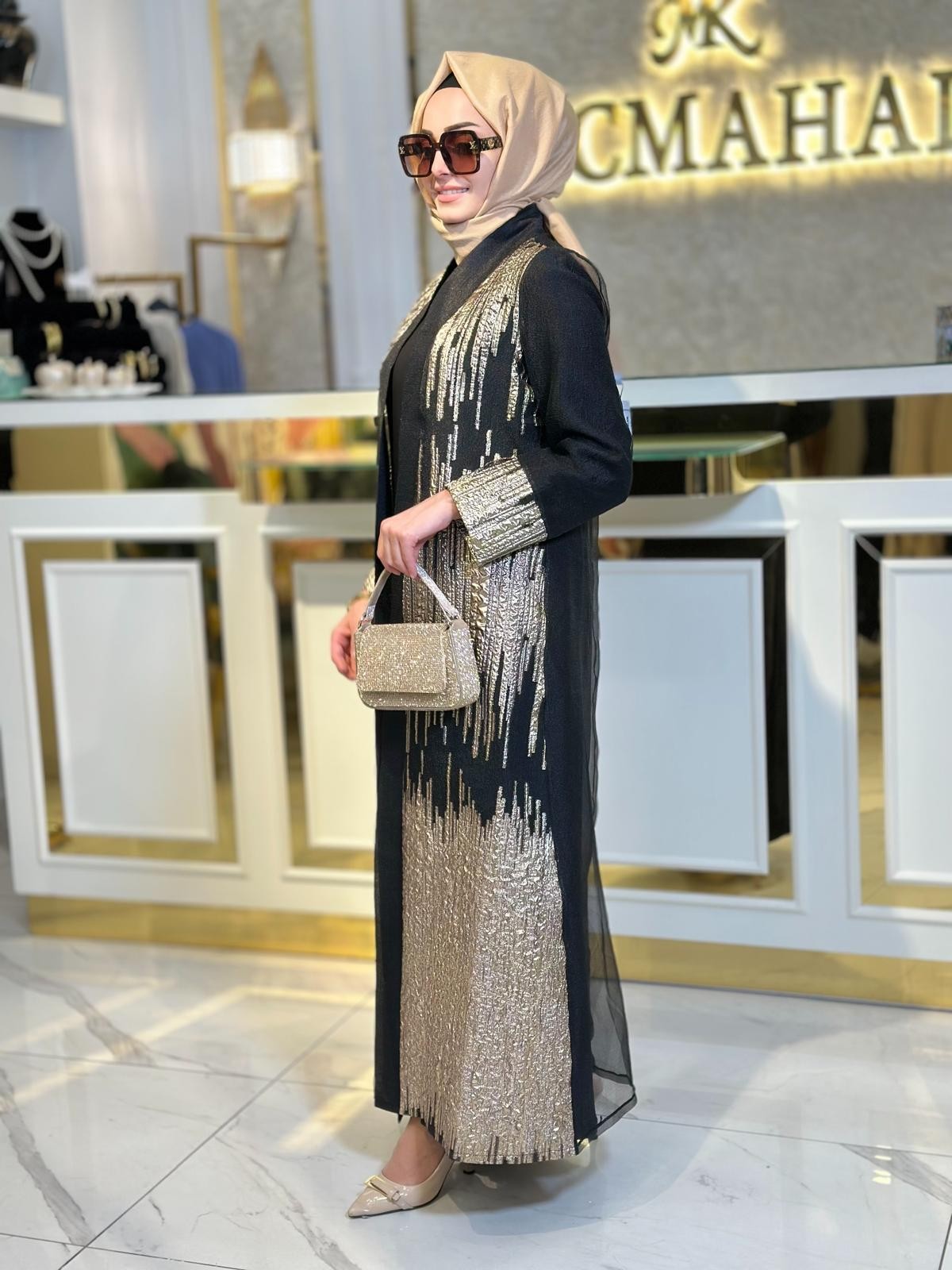 Tül Abaya-Tac 1214