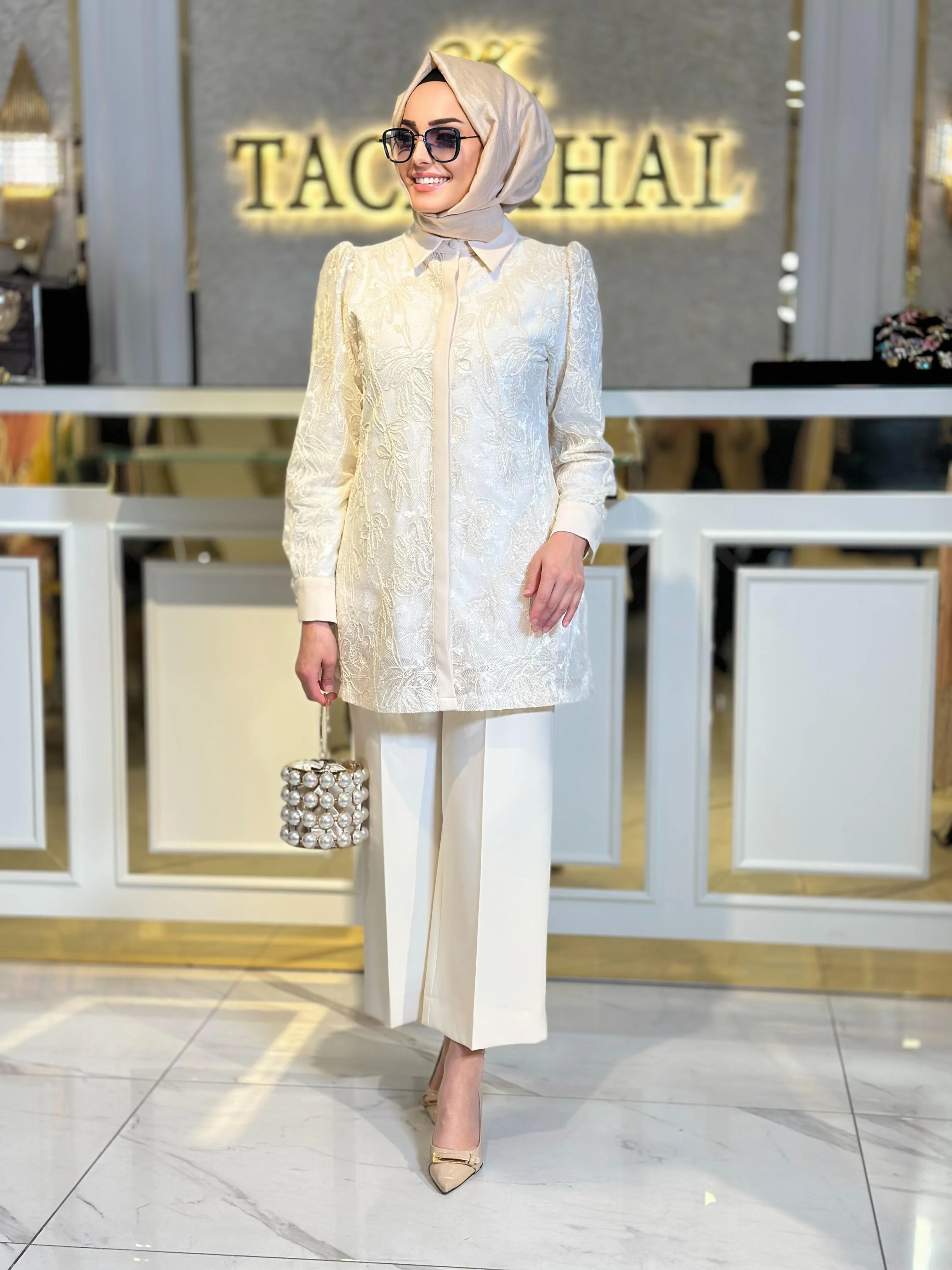 Dantelli Gömlek-Tac 0022