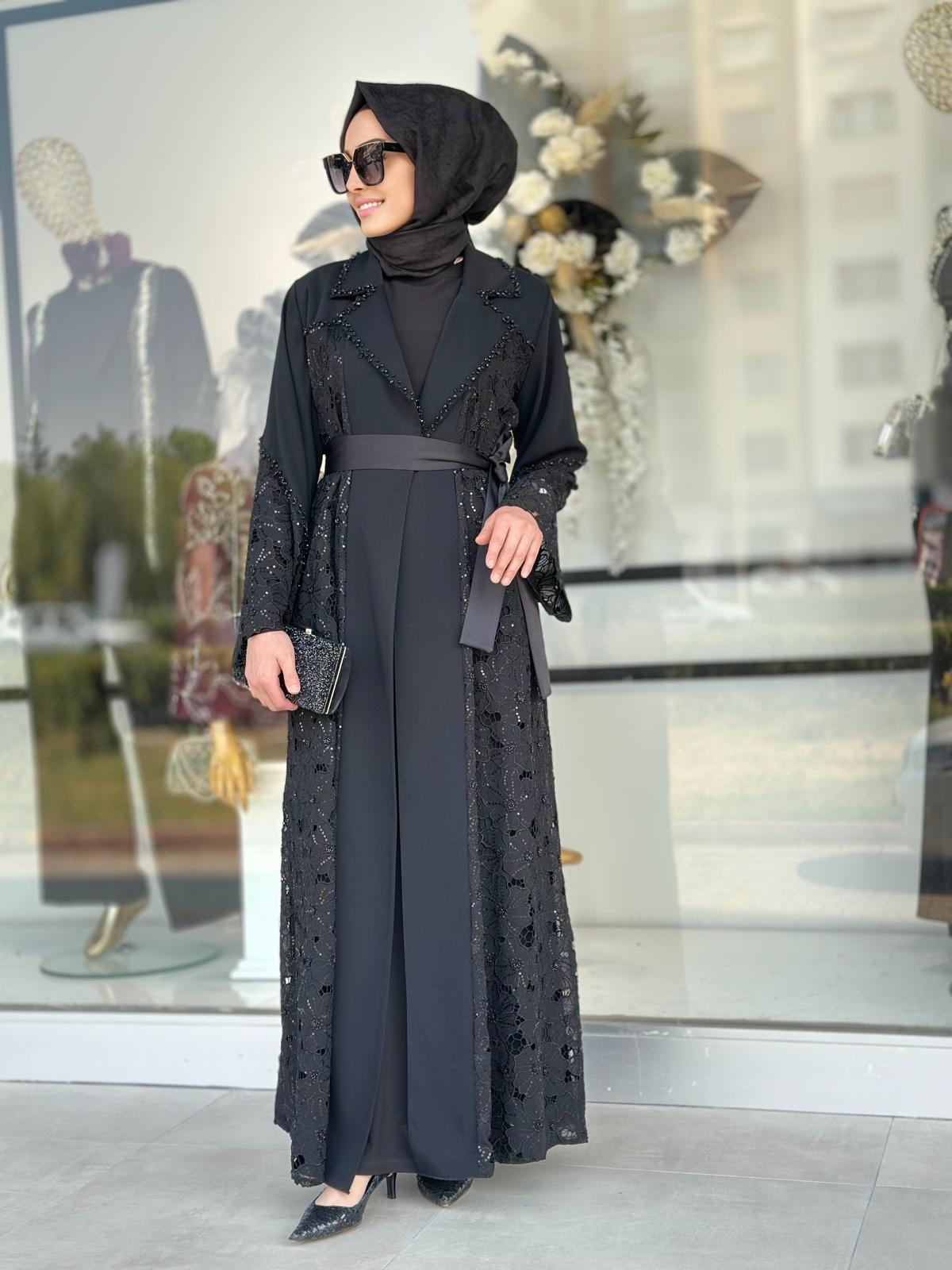 El İşleme Det.Dantel Ceket-Tac 6246