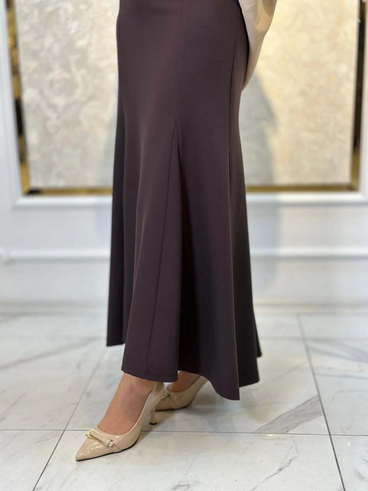 Lena Üçgen Parçalı Etek-Tac 5458