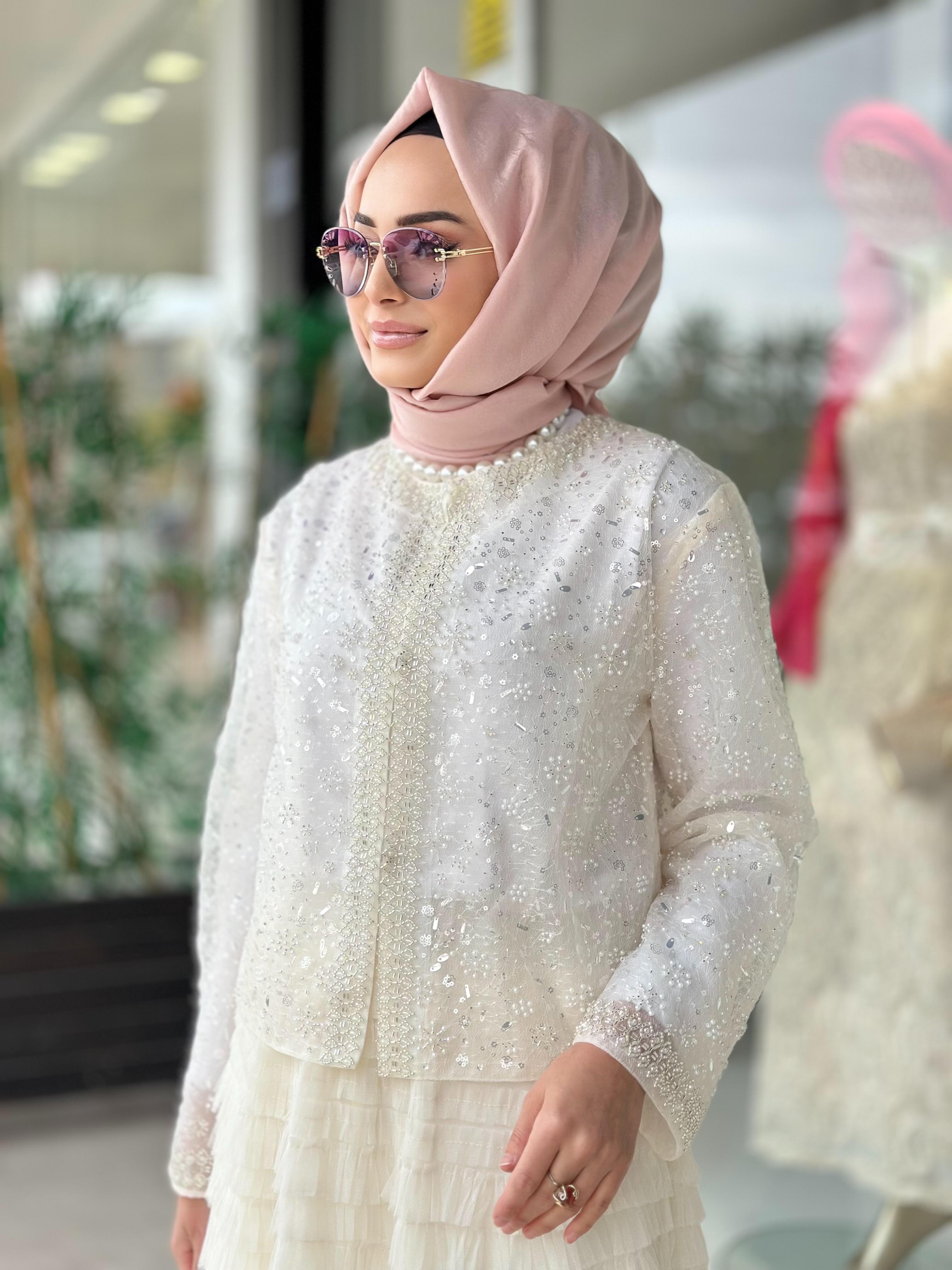 İthal Ceket-Tac 95152 - Ekru