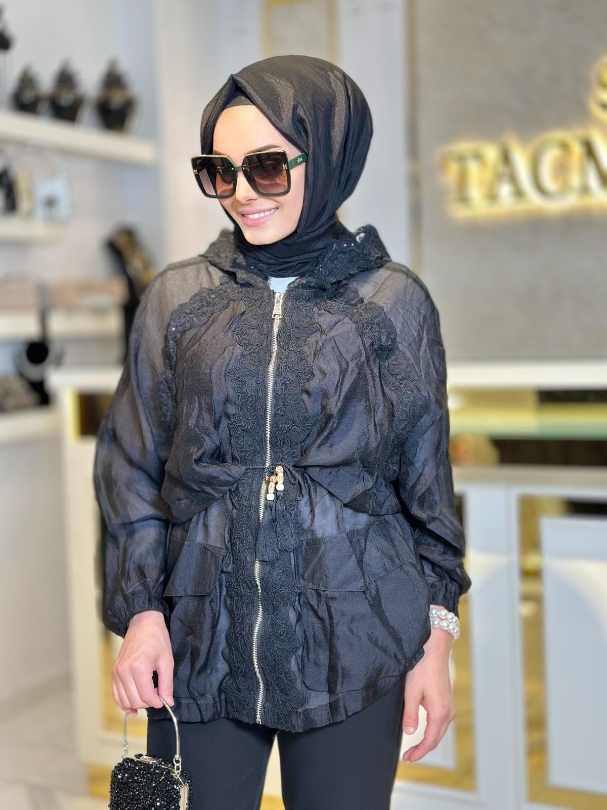 Güpür İthal Ceket-Tac 85263