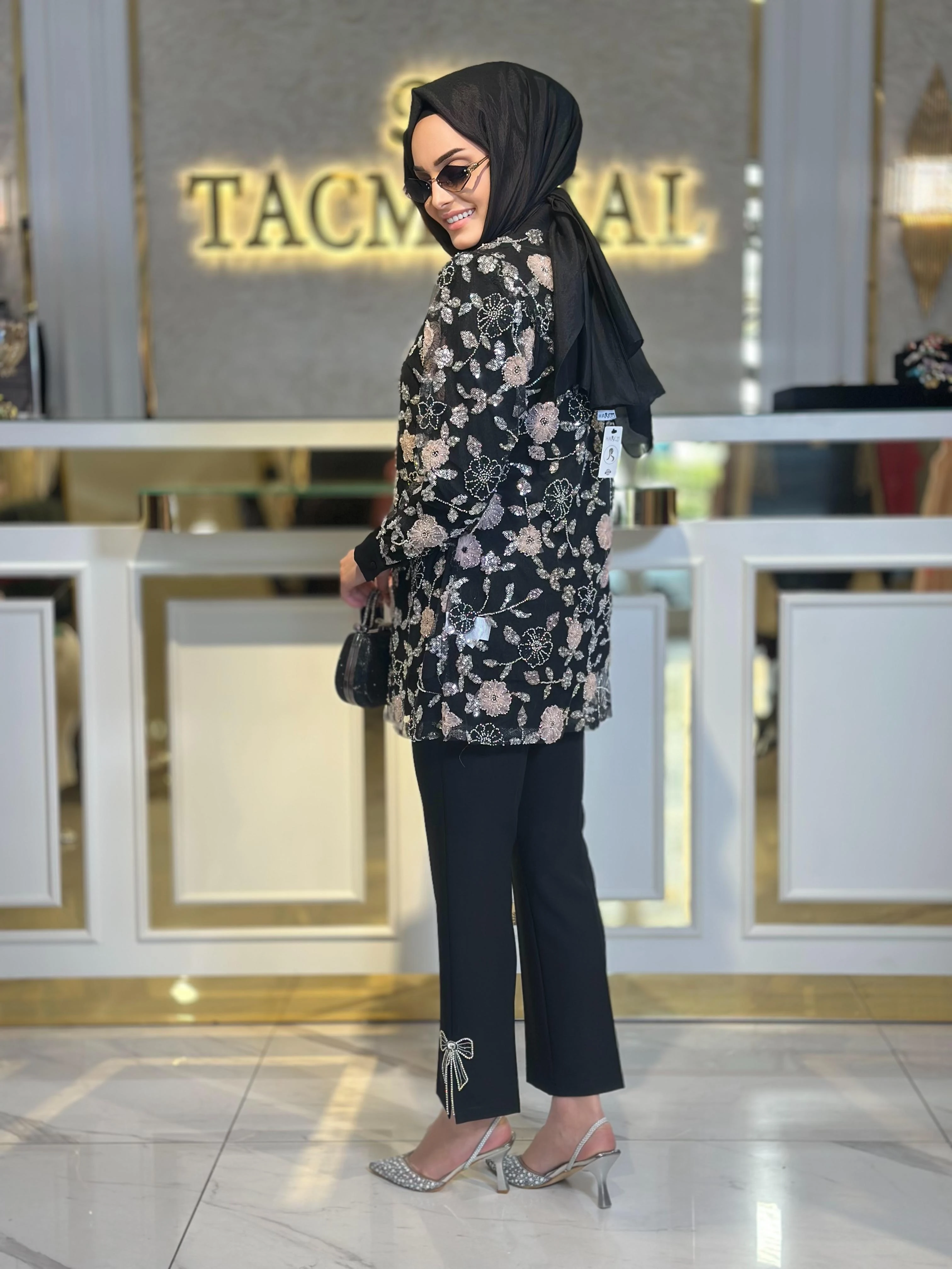 Gizemli Tül Gömlek-Tac 40010