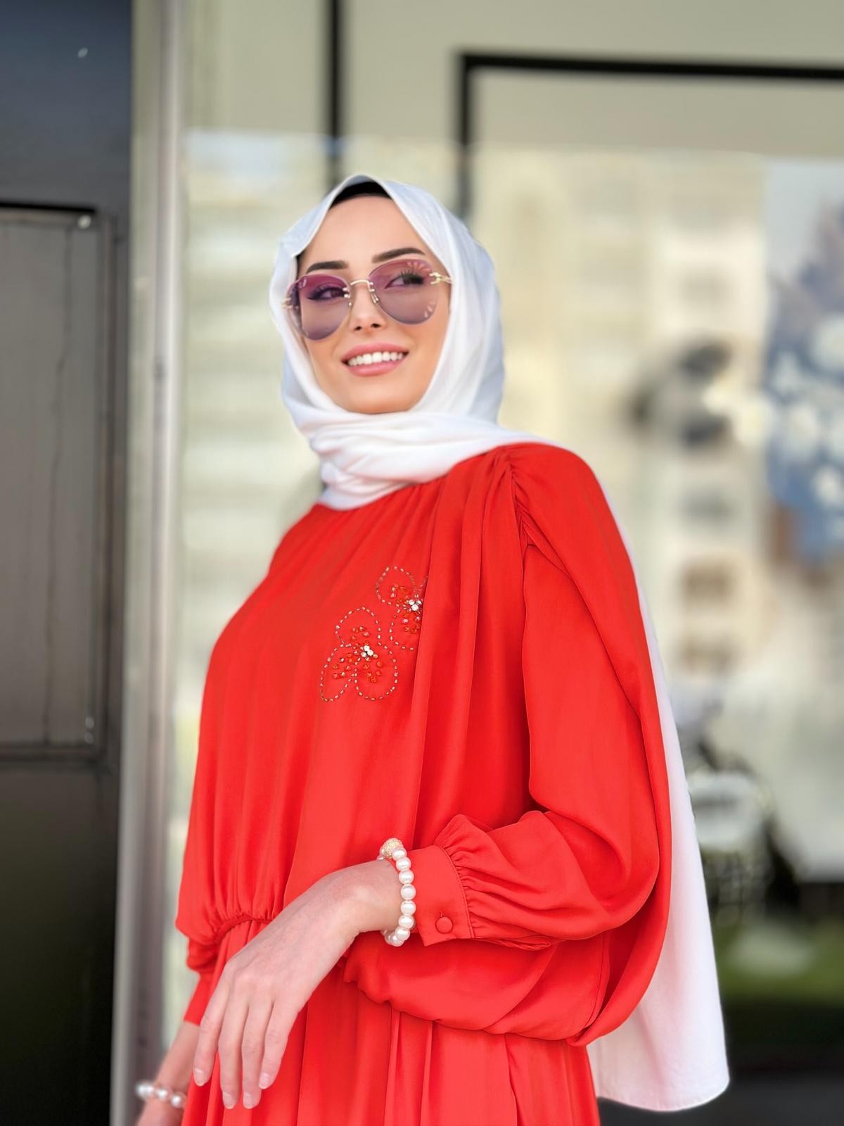Şifon Bluz Takım-Tac 79038