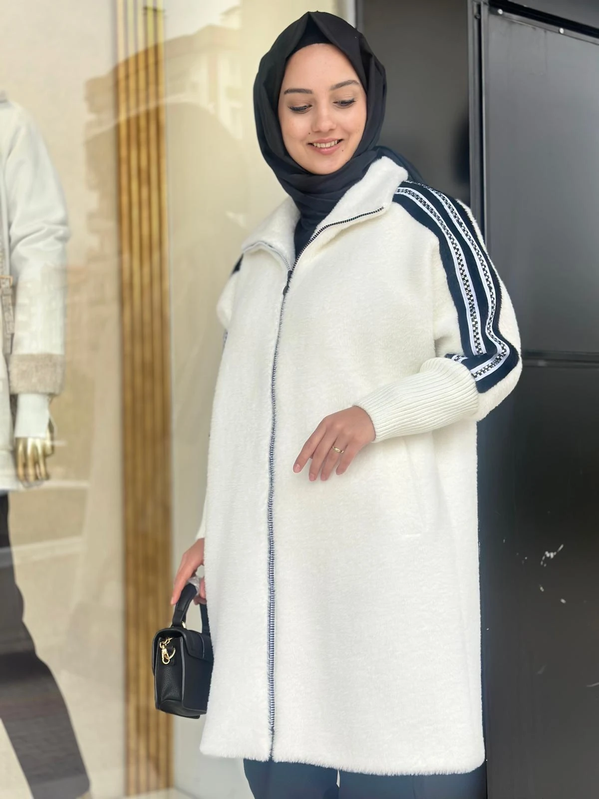 Kol Det.Angora Kaban-Tac 7043 - Beyaz