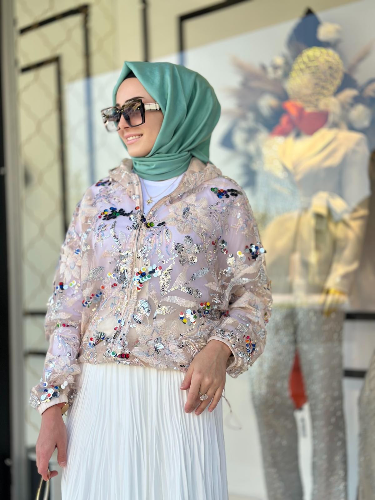 İthal Büzgülü Ceket-Tac 50037