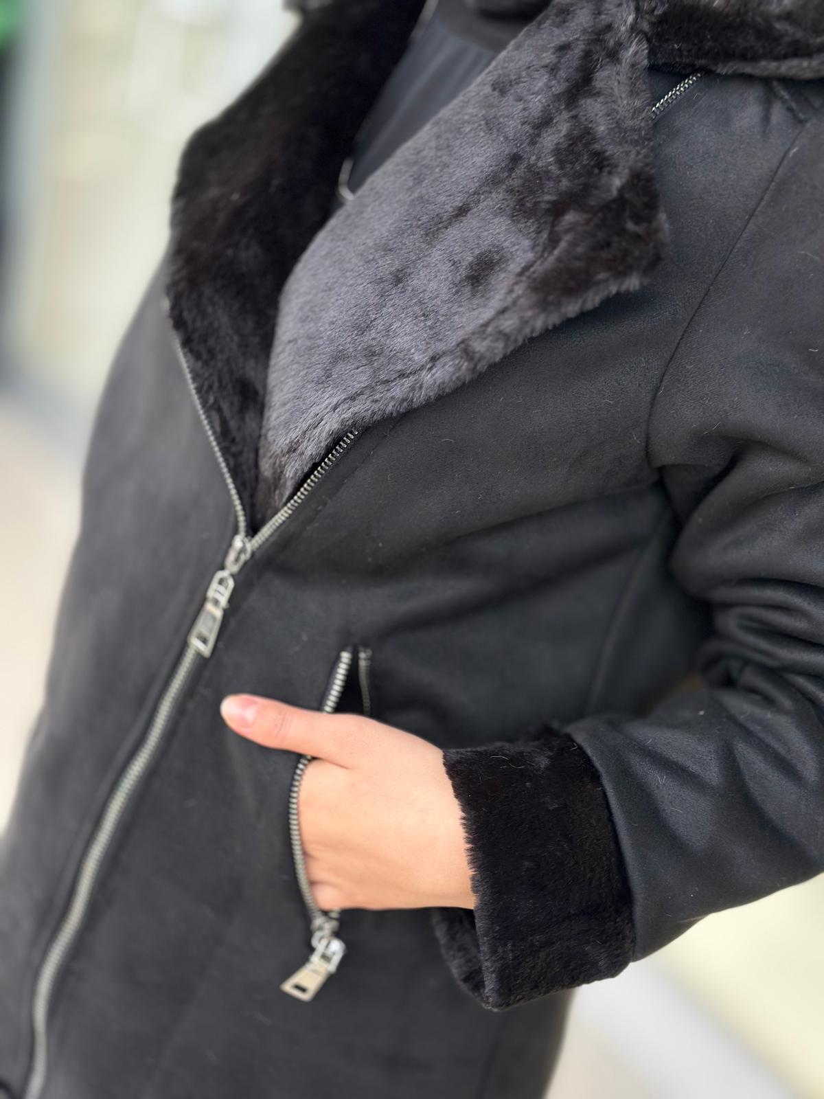 İçi Kürklü Biker Kaban-Tac 2014