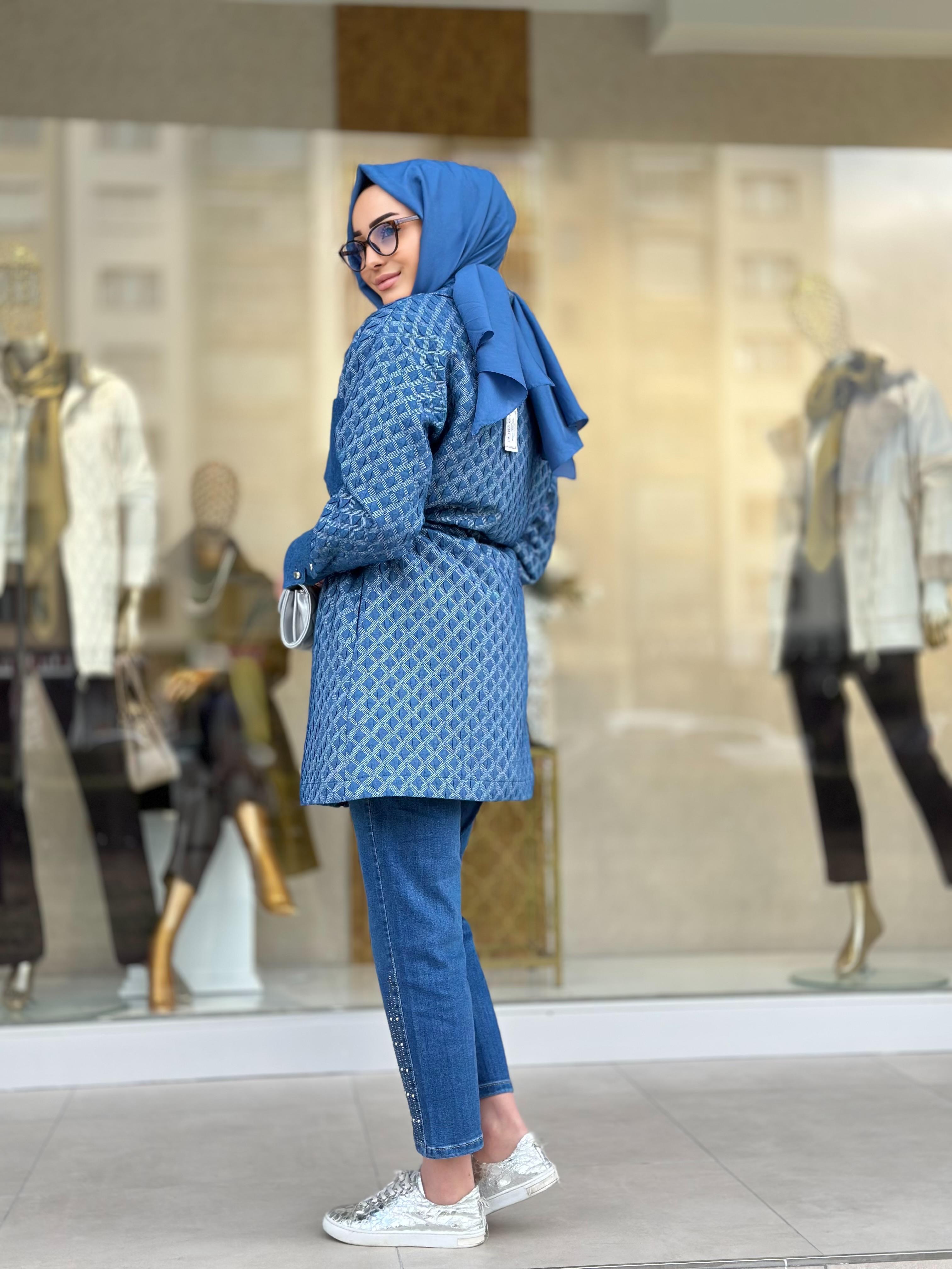 Fermuar Det.Bomber Ceket-Tac 14268