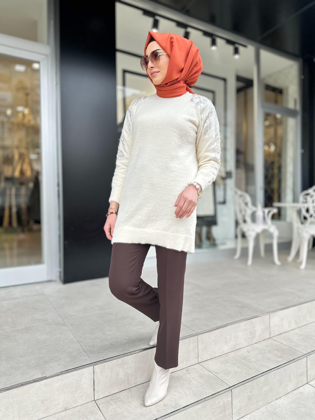 Angora Omuz Det.Tunik-Tac 140300