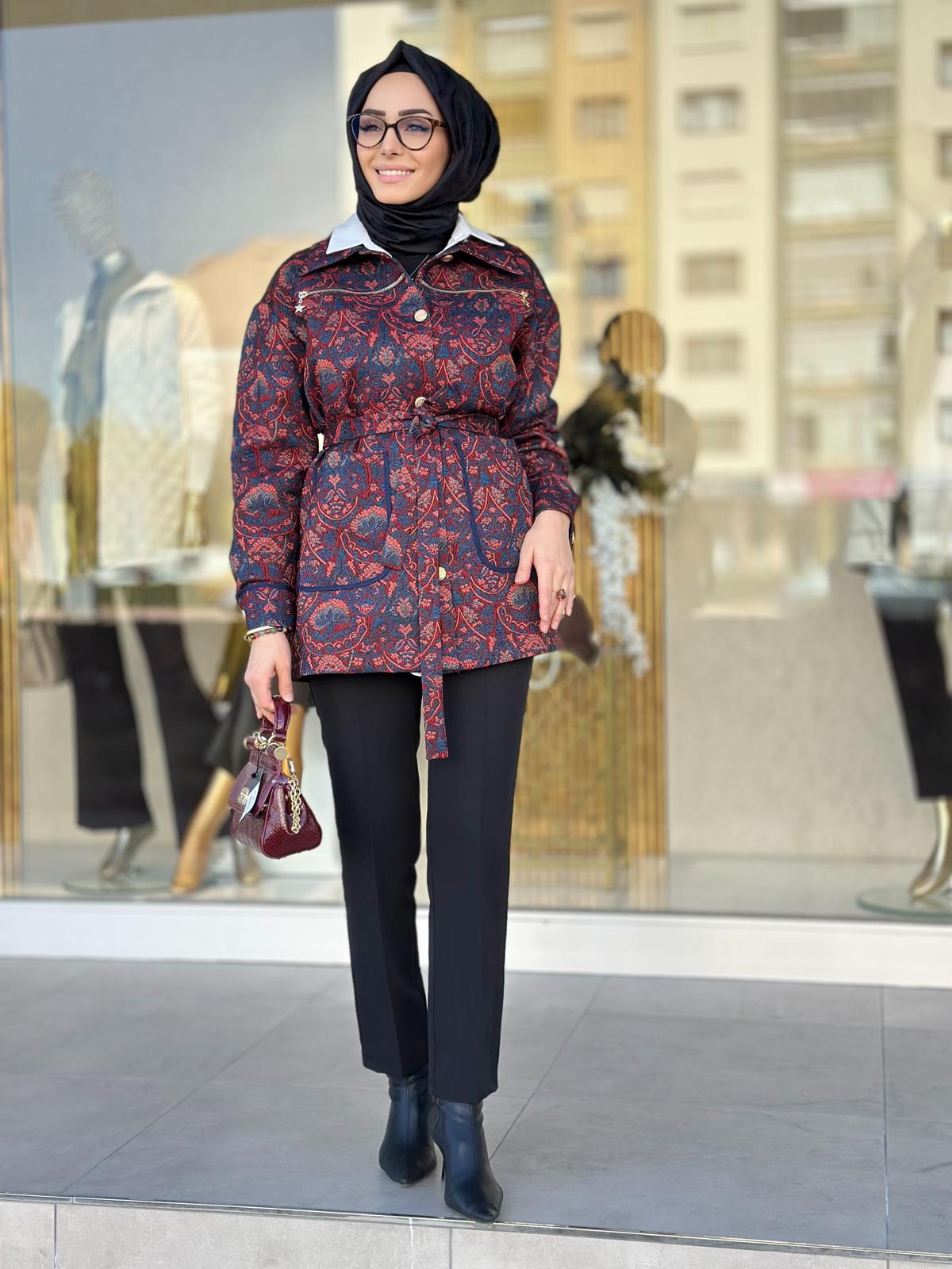 Etnik Desen Ceket-Tac 10835