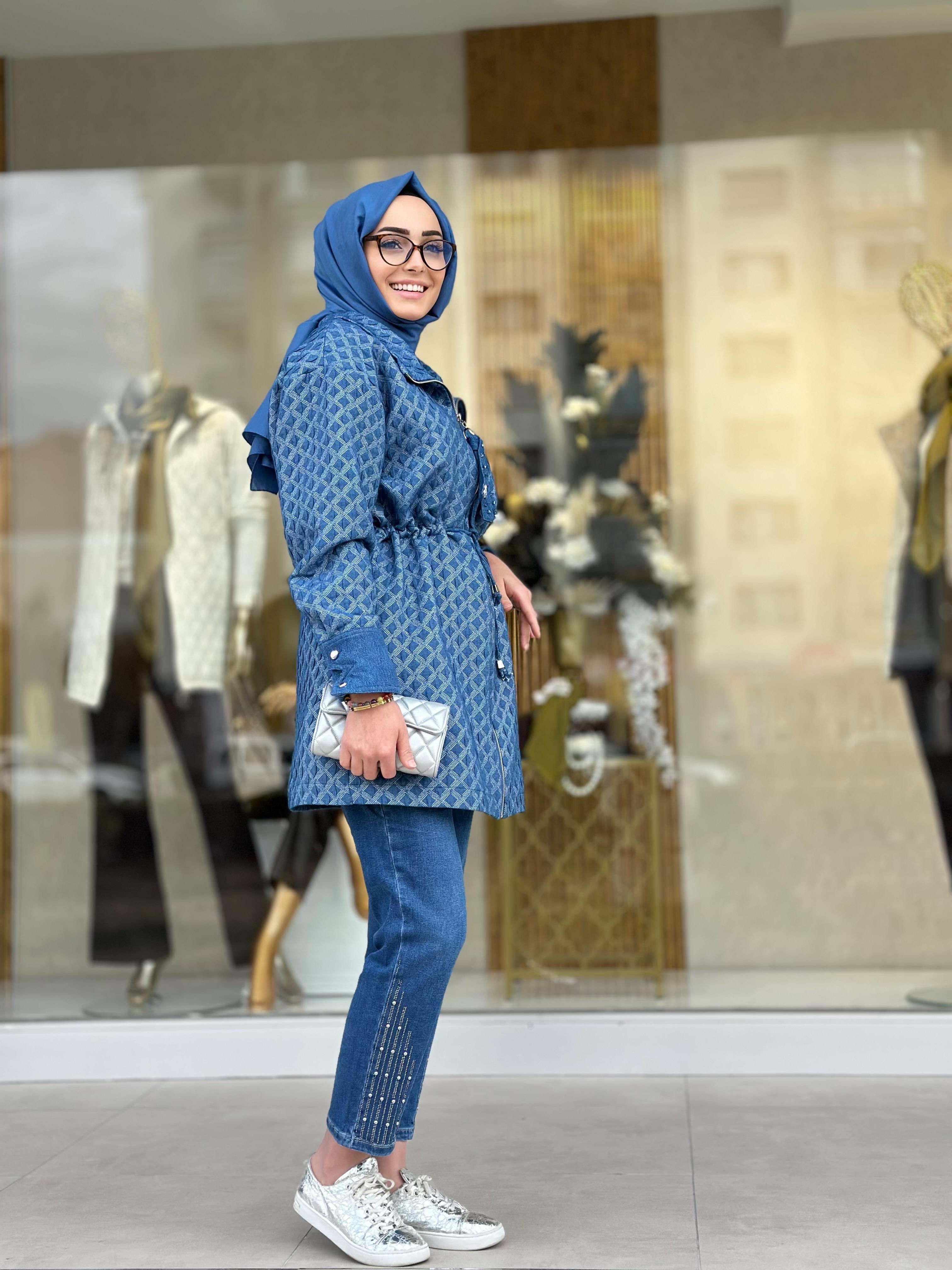 Fermuar Det.Bomber Ceket-Tac 14268