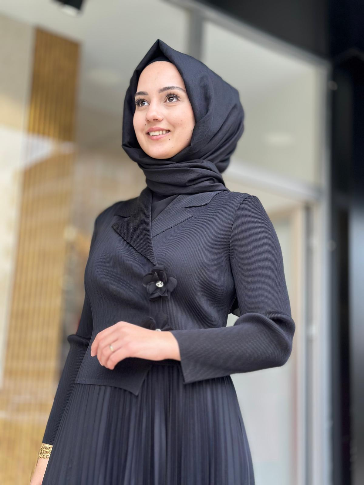 Çiçek Det.İthal Elbise-Tac 85268