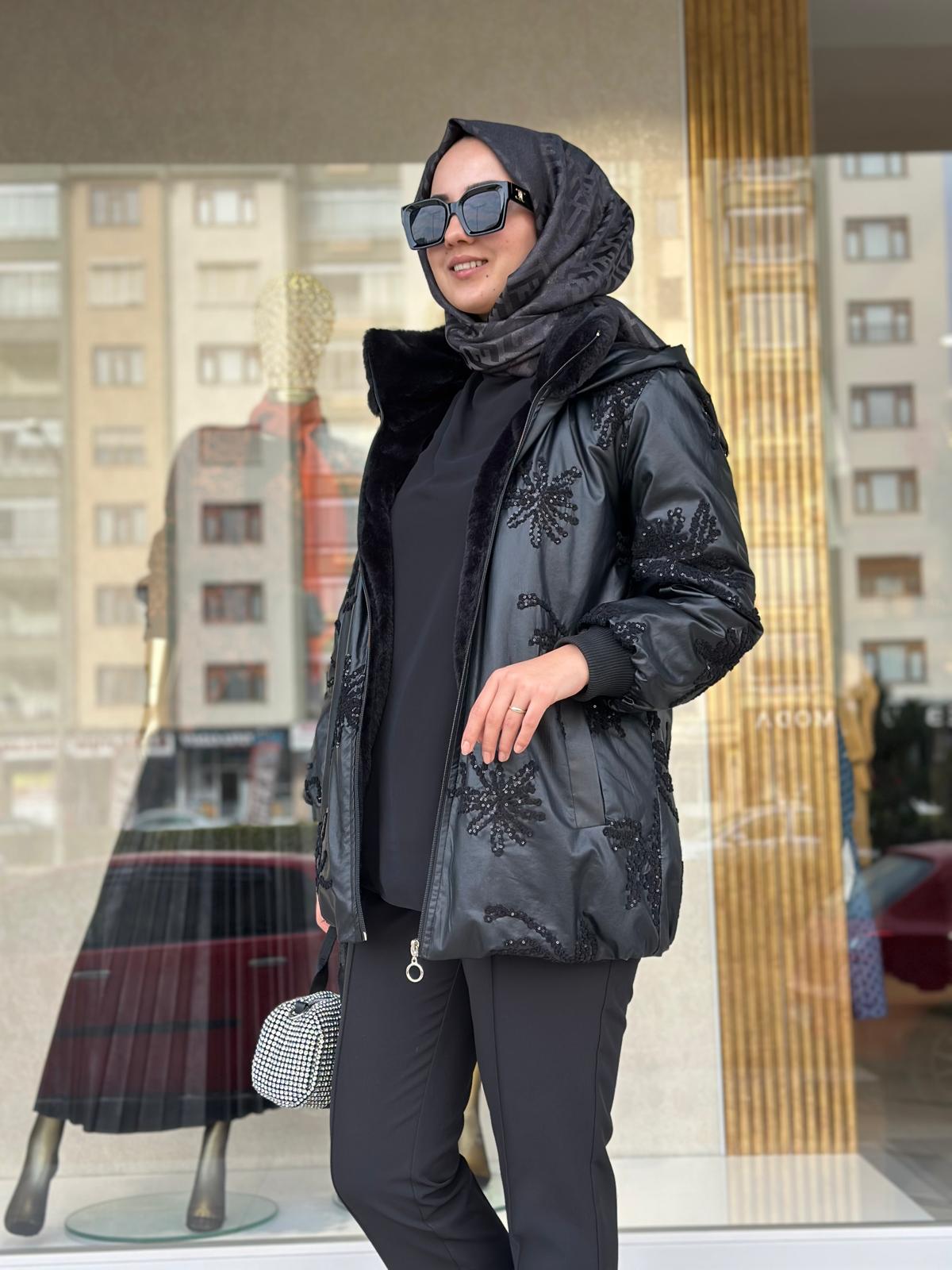 Nakışlı Deri Kaban-Tac 7973