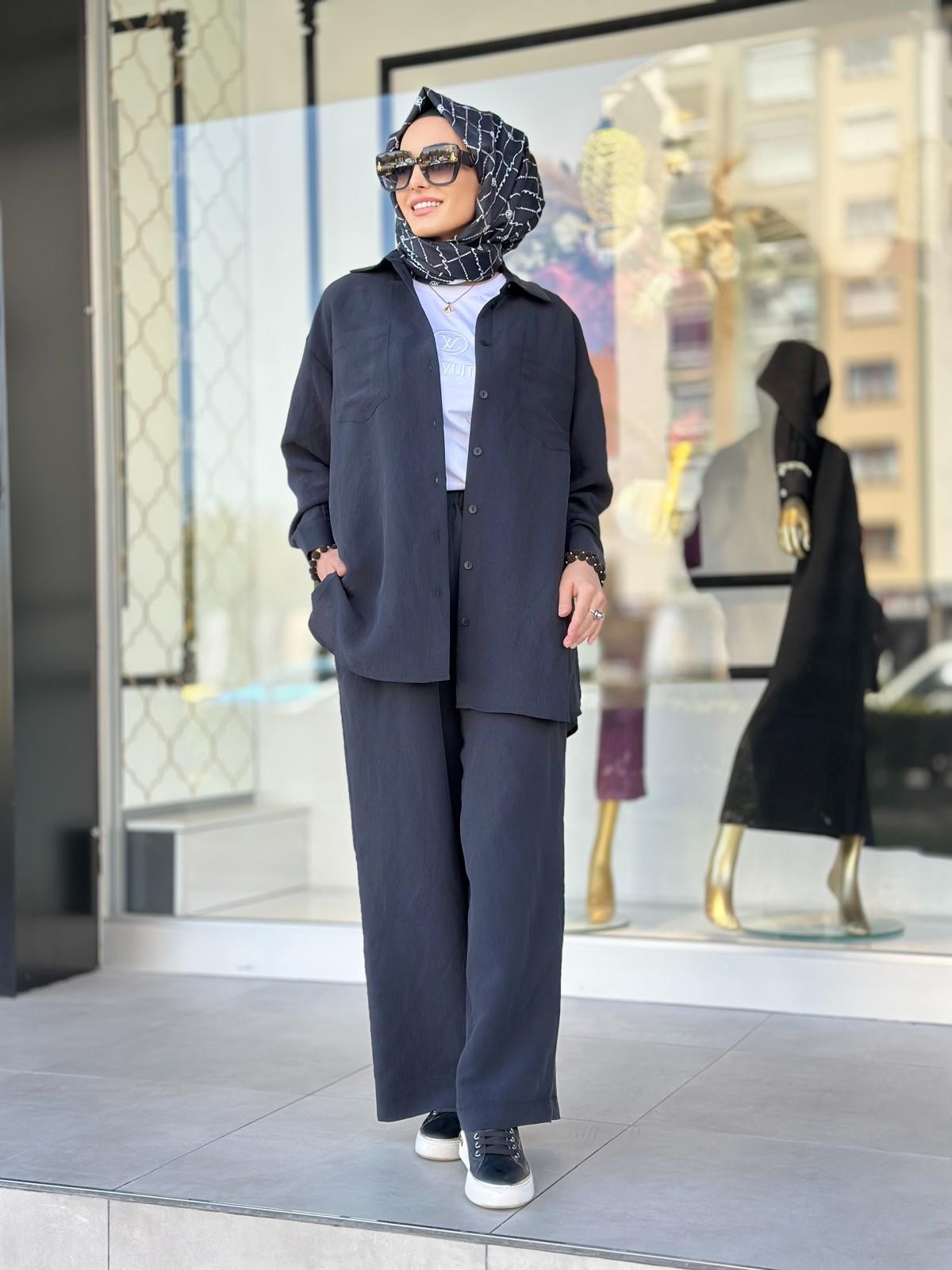 Nuss Pant. Takım-Tac 1022 - SİYAH