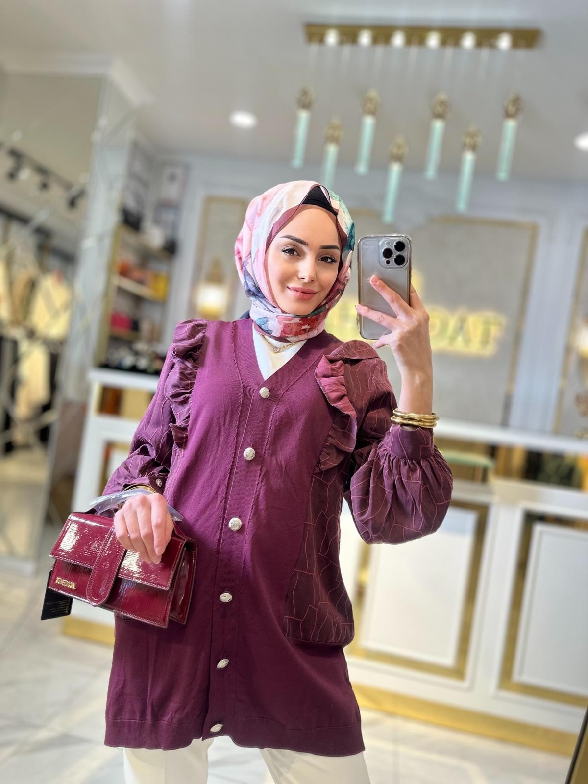Nuss Hırka-Tac 6051 - BORDO