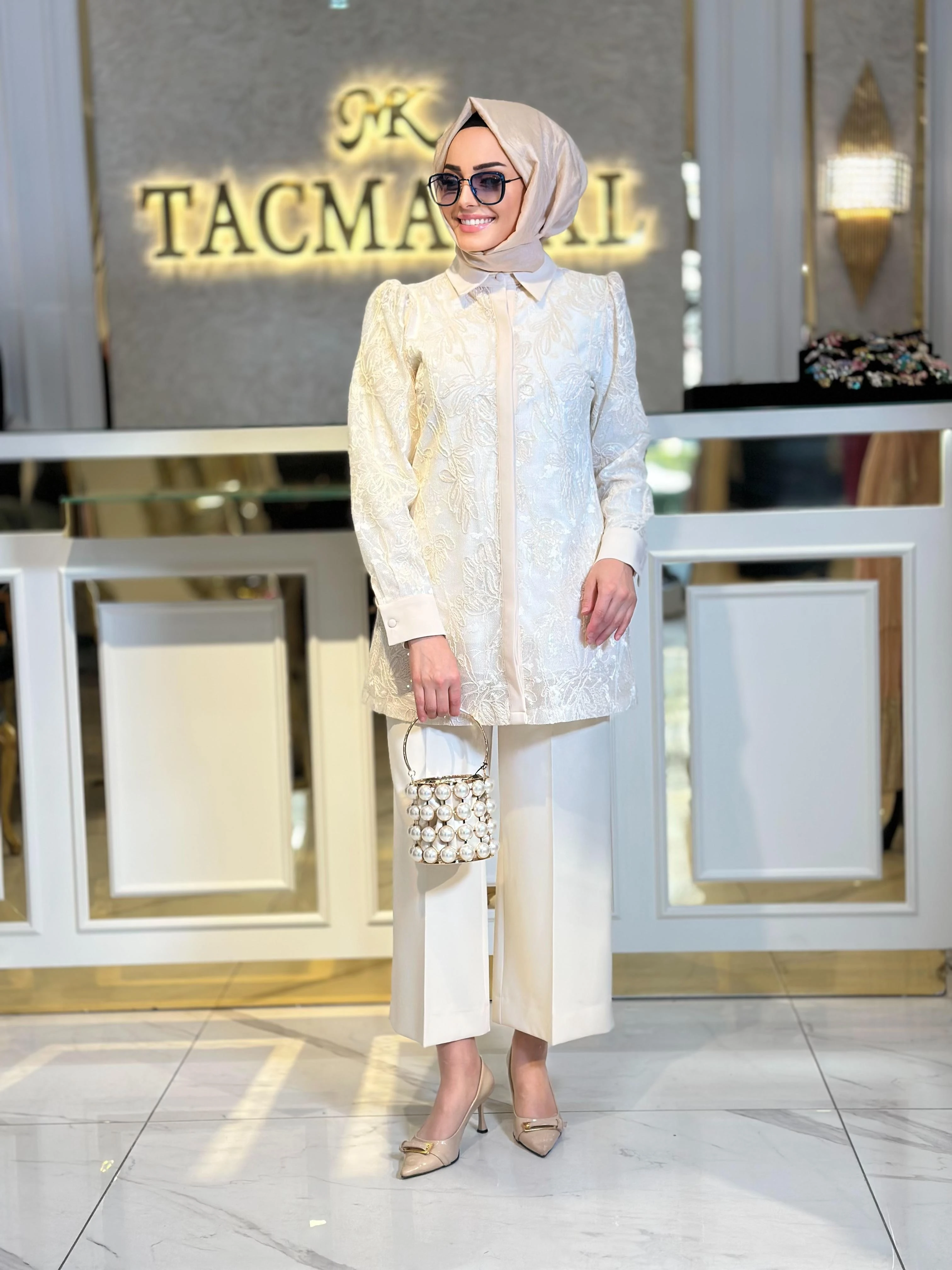 Dantelli Gömlek-Tac 0022