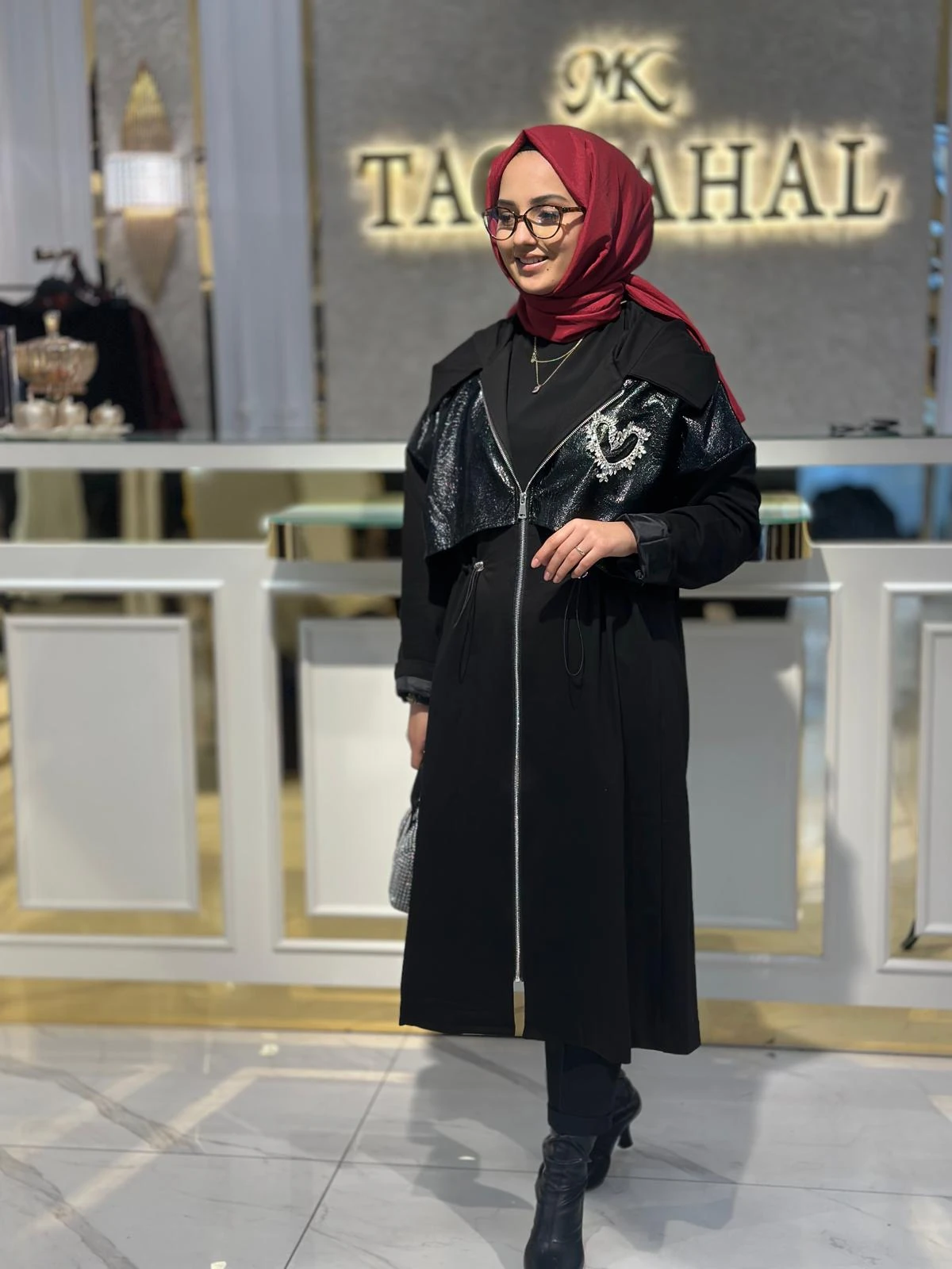 Bel Büzgülü Kapüşonlu Kap-Tac 016