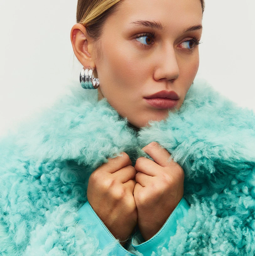 Berry Shearling Jacket