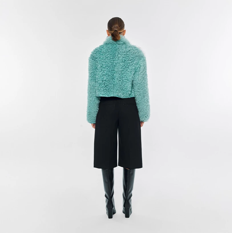 Berry Shearling Jacket