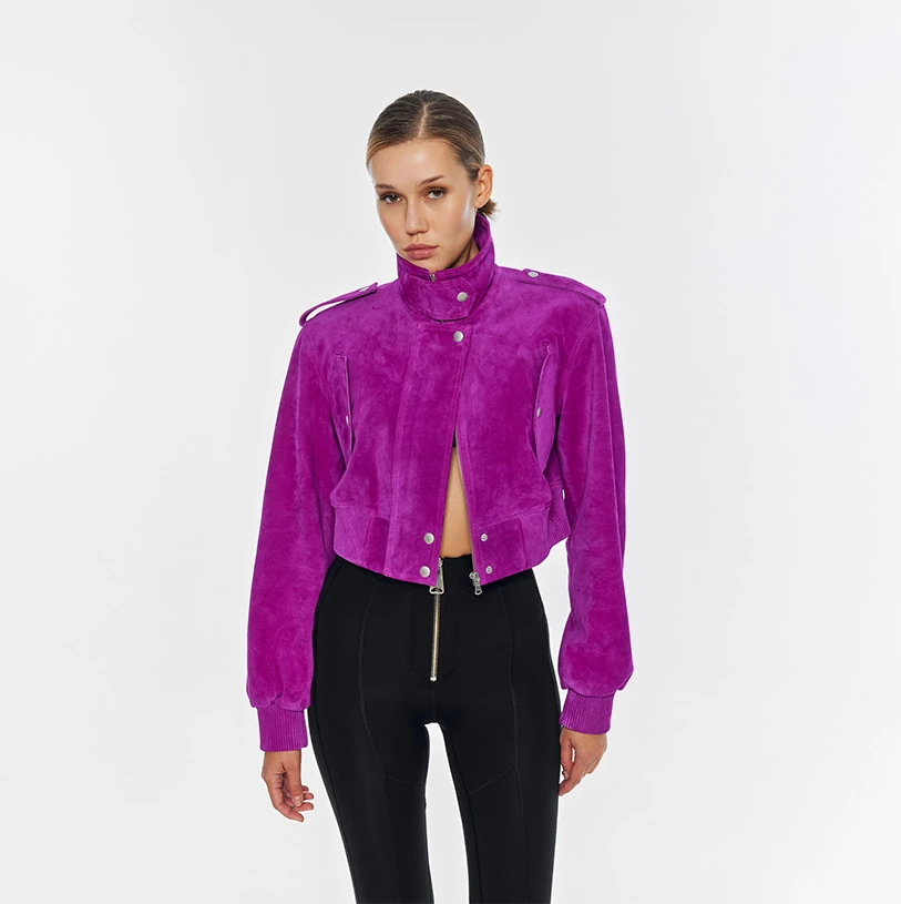 Moren Suede Jacket - Mor