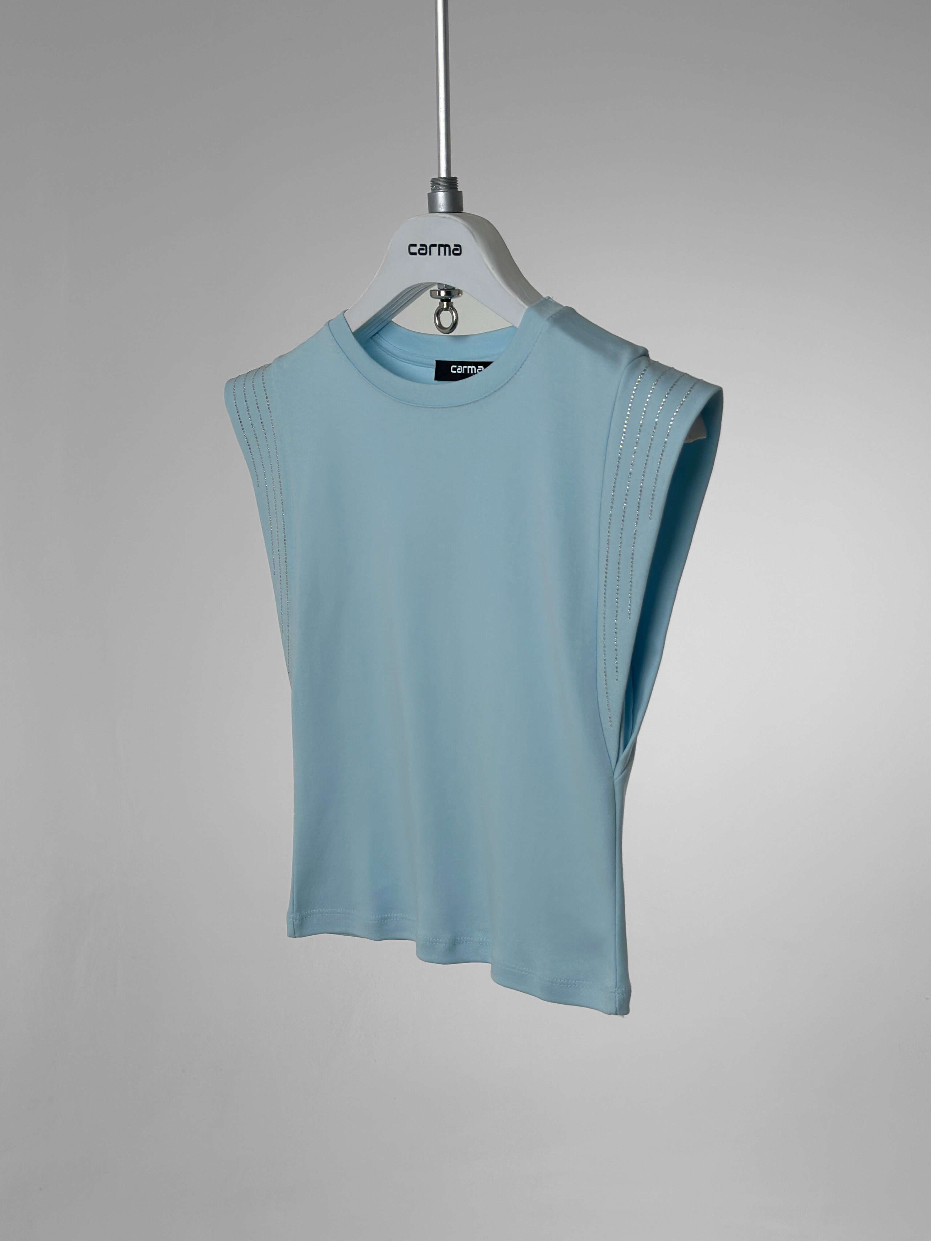 Omuz Taş detaylı T-Shirt