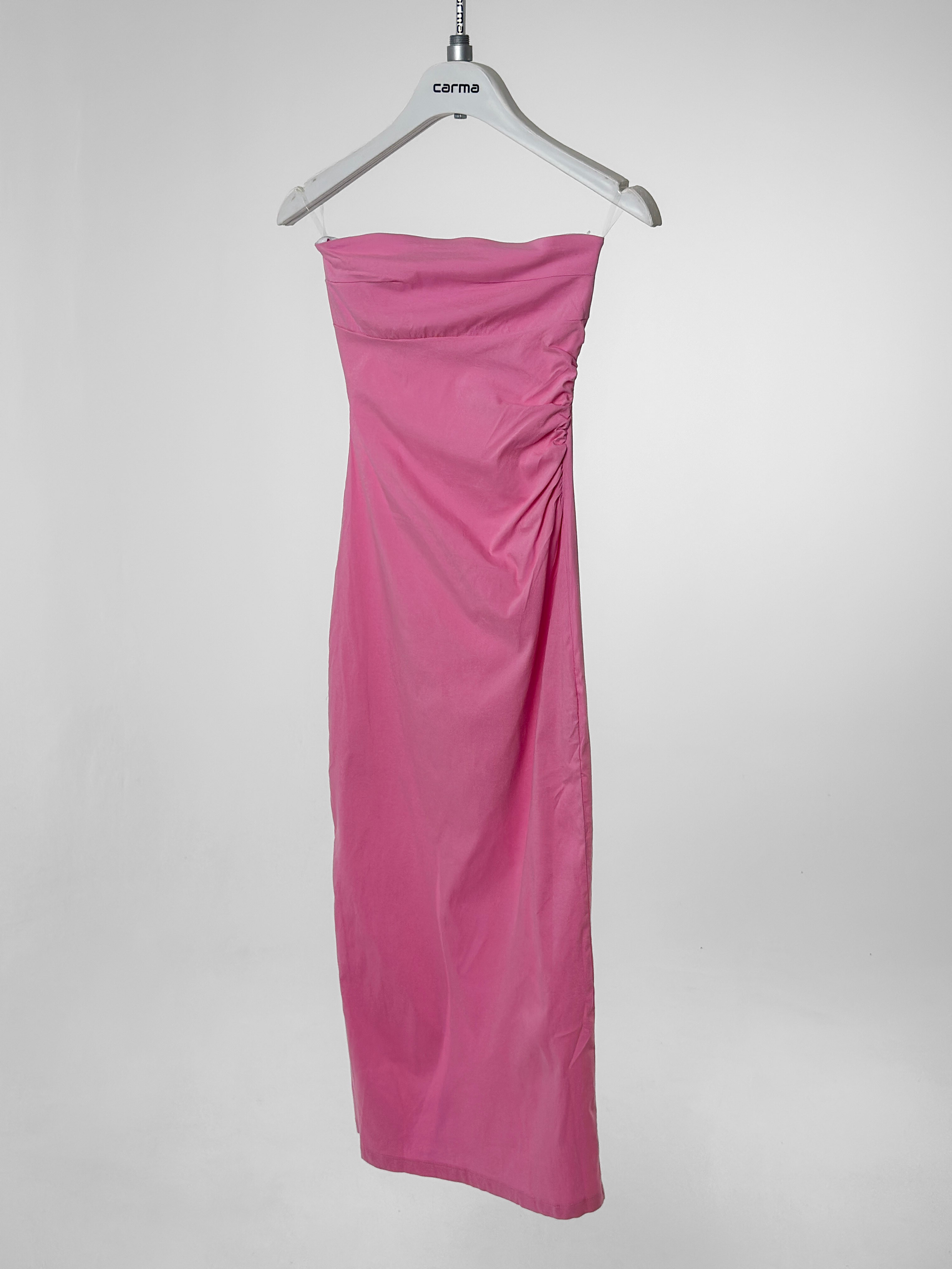 Drape Straplez Elbise
