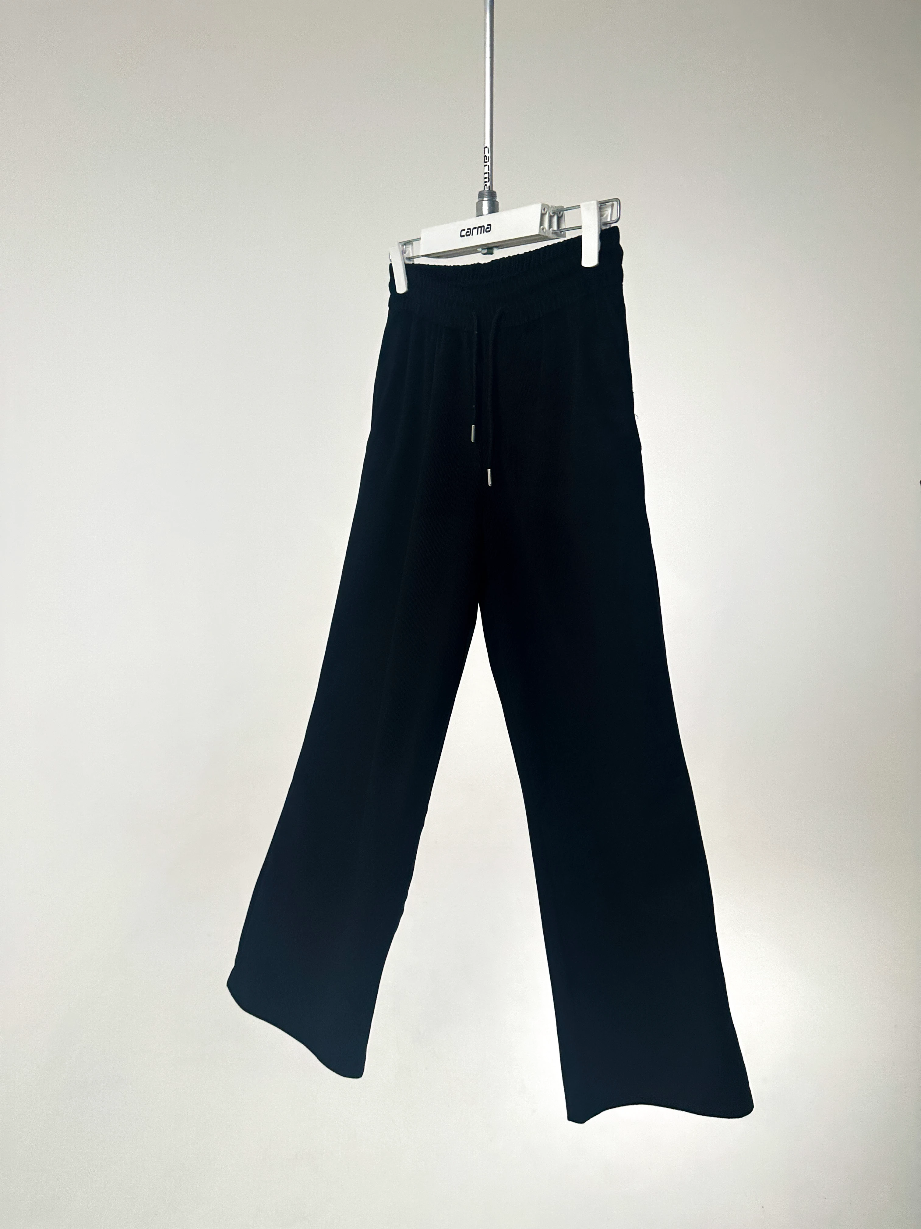 Kadife Fit Pantolon - siyah