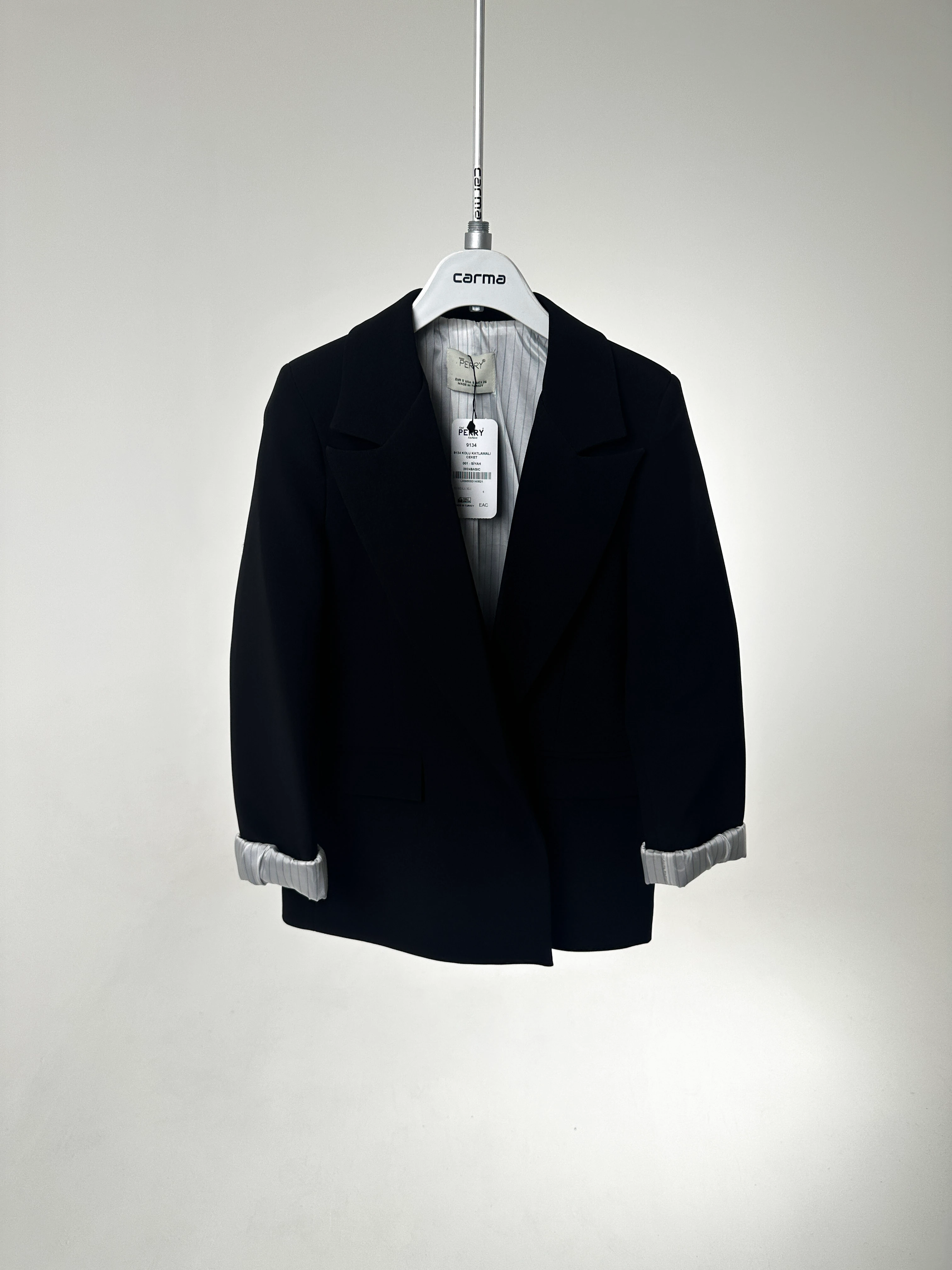 Klasik Düz Kesim Blazer Ceket