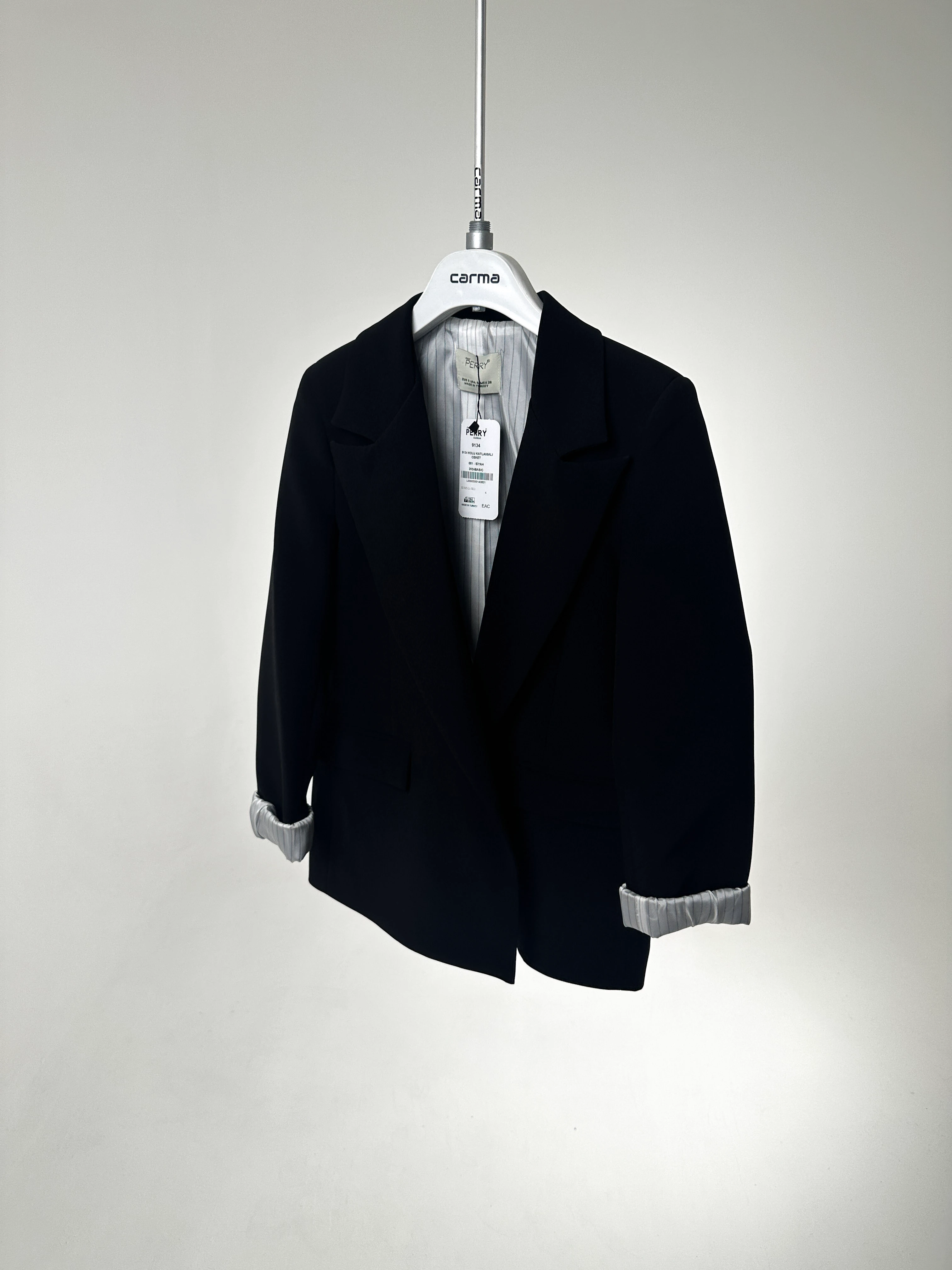 Klasik Düz Kesim Blazer Ceket