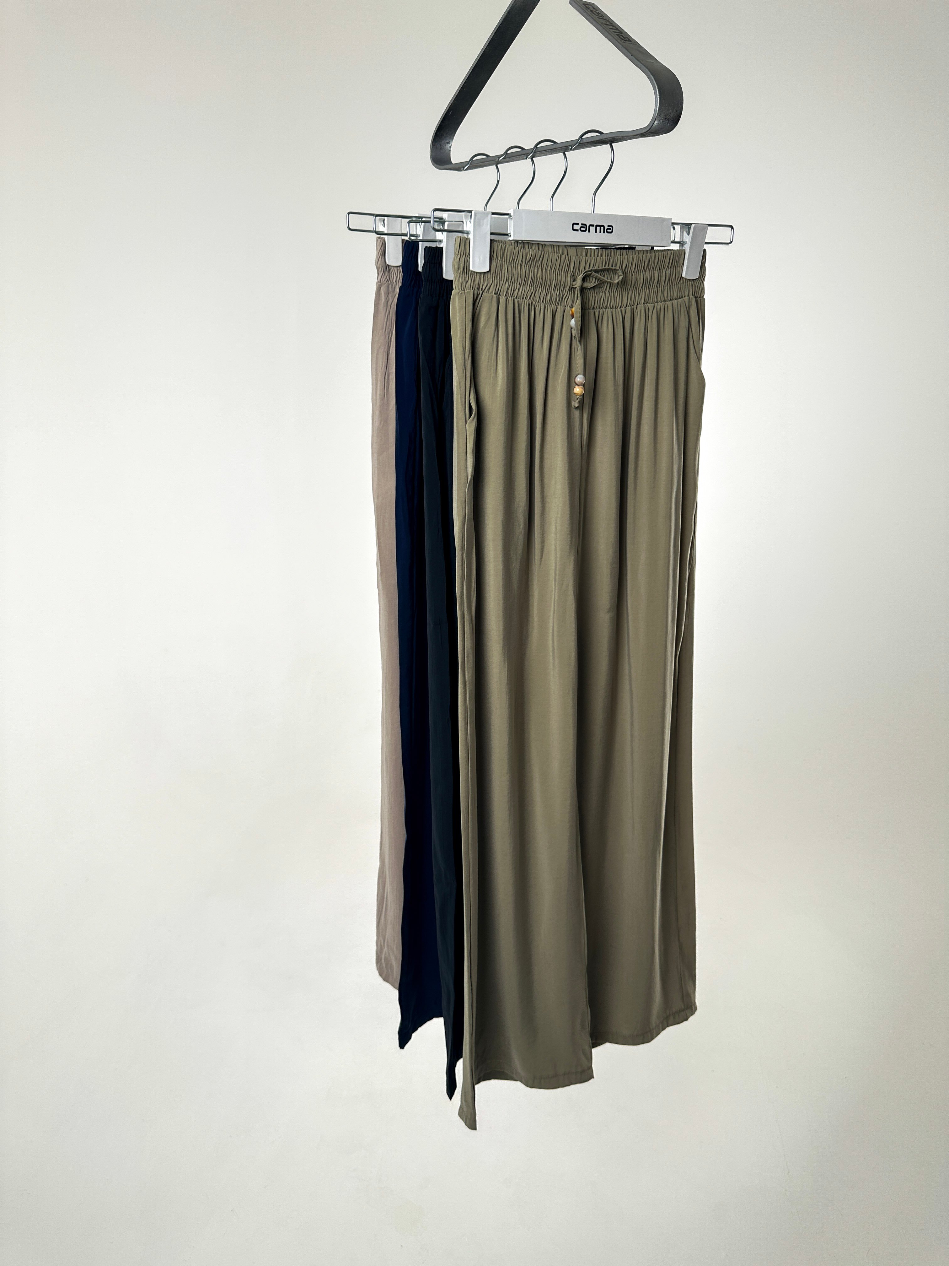 Dökümlü Rahat Pantolon